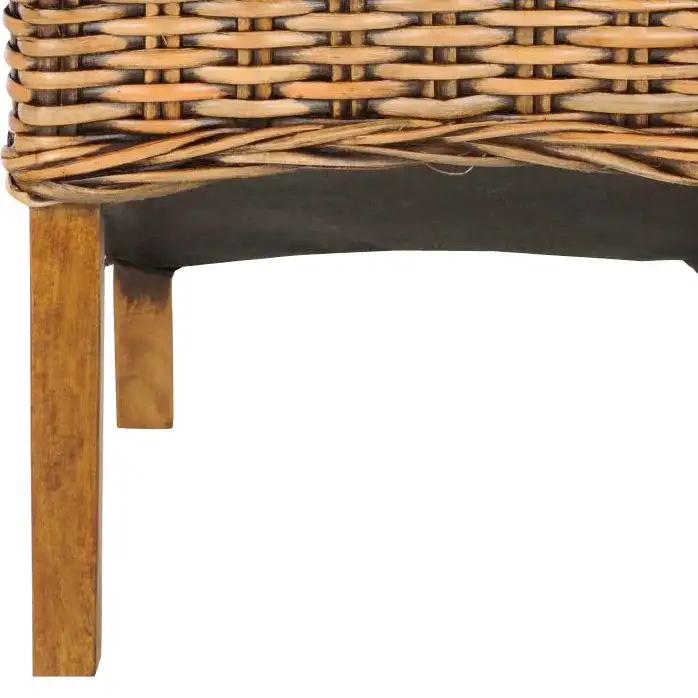 Isla Side Chair (Set Of 2) in Brown / Teak Brown, detail view