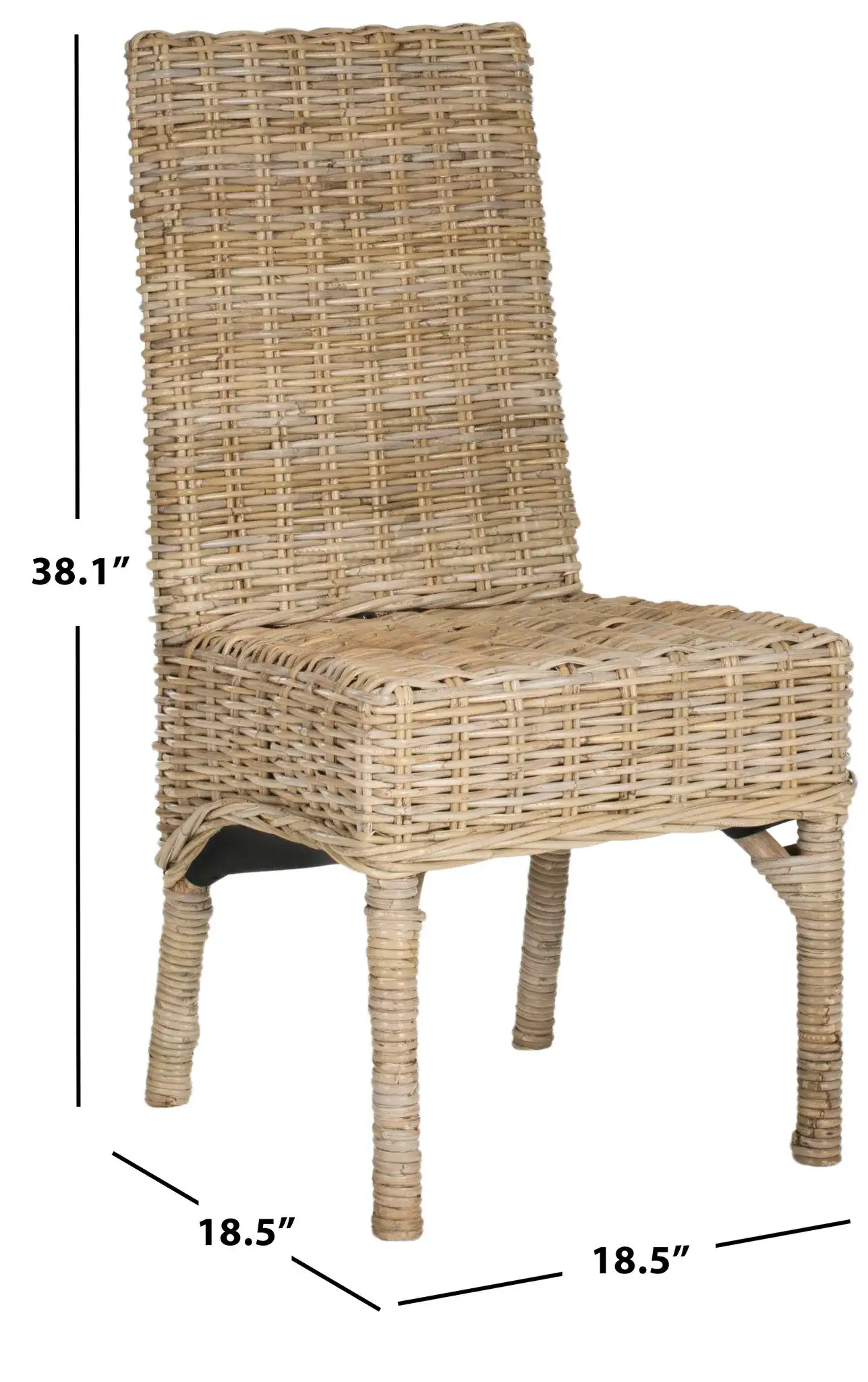 Beacon Side Chair (Set Of 2) in Natural, detail view