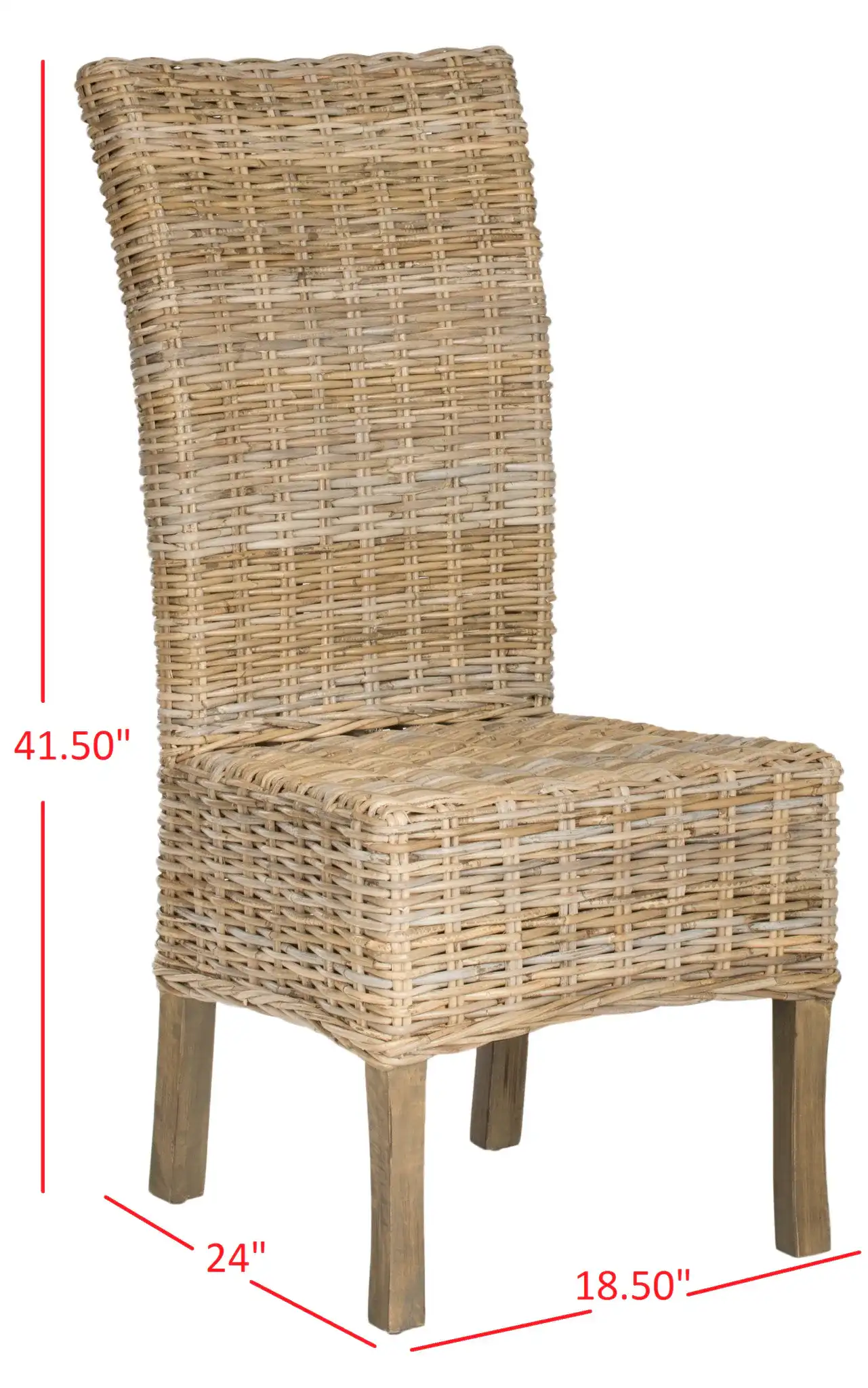 Quaker Side Chair (Set of 2) in Natural, detail view