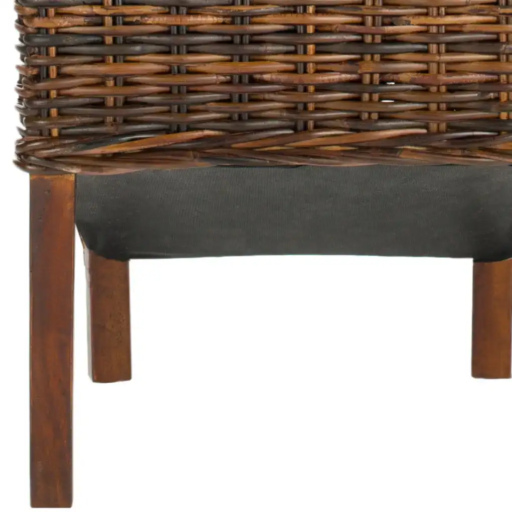 Ridge Side Chair (Set of 2) in Brown, detail view