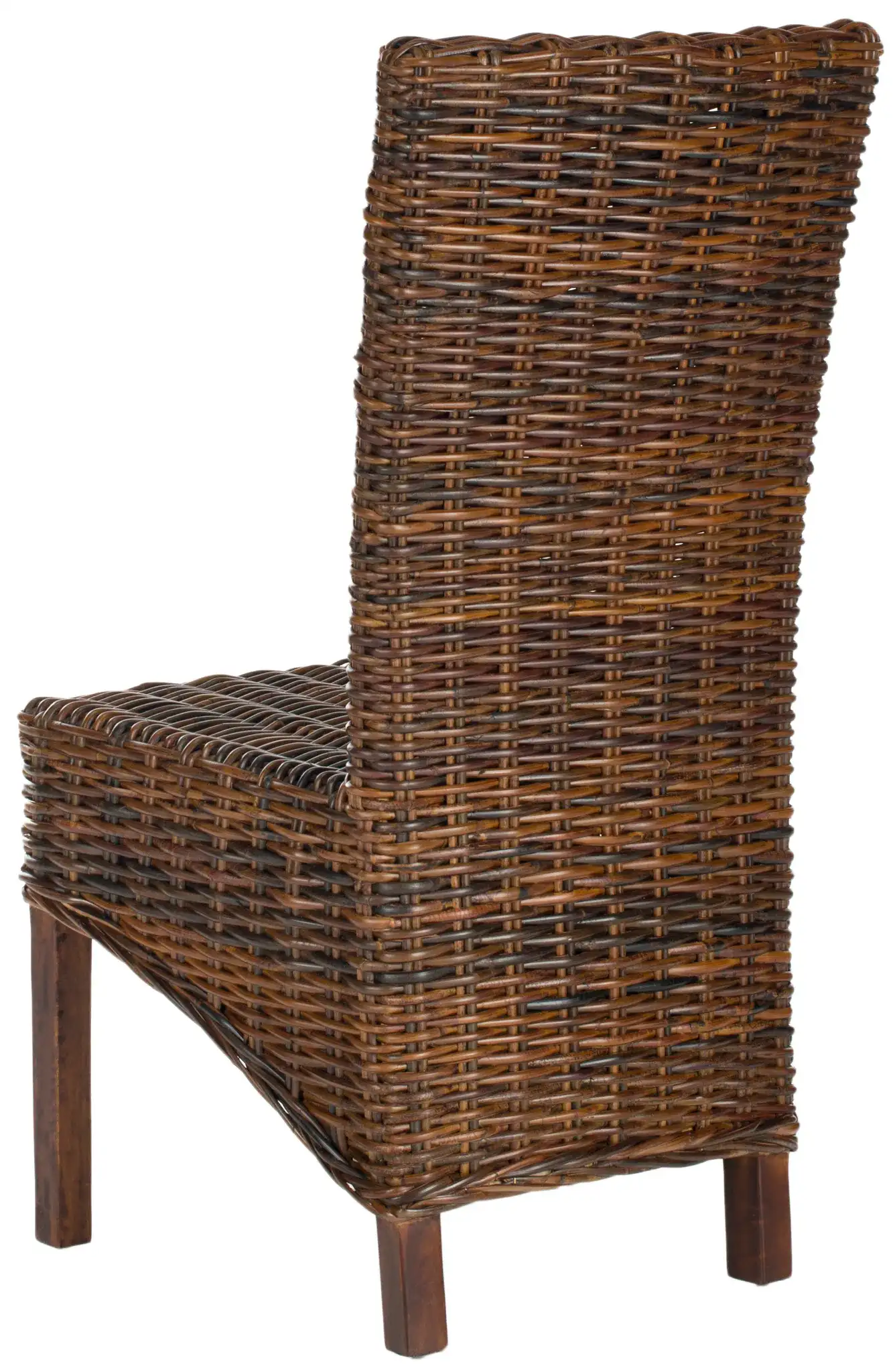 Ridge Side Chair (Set of 2) in Brown, detail view