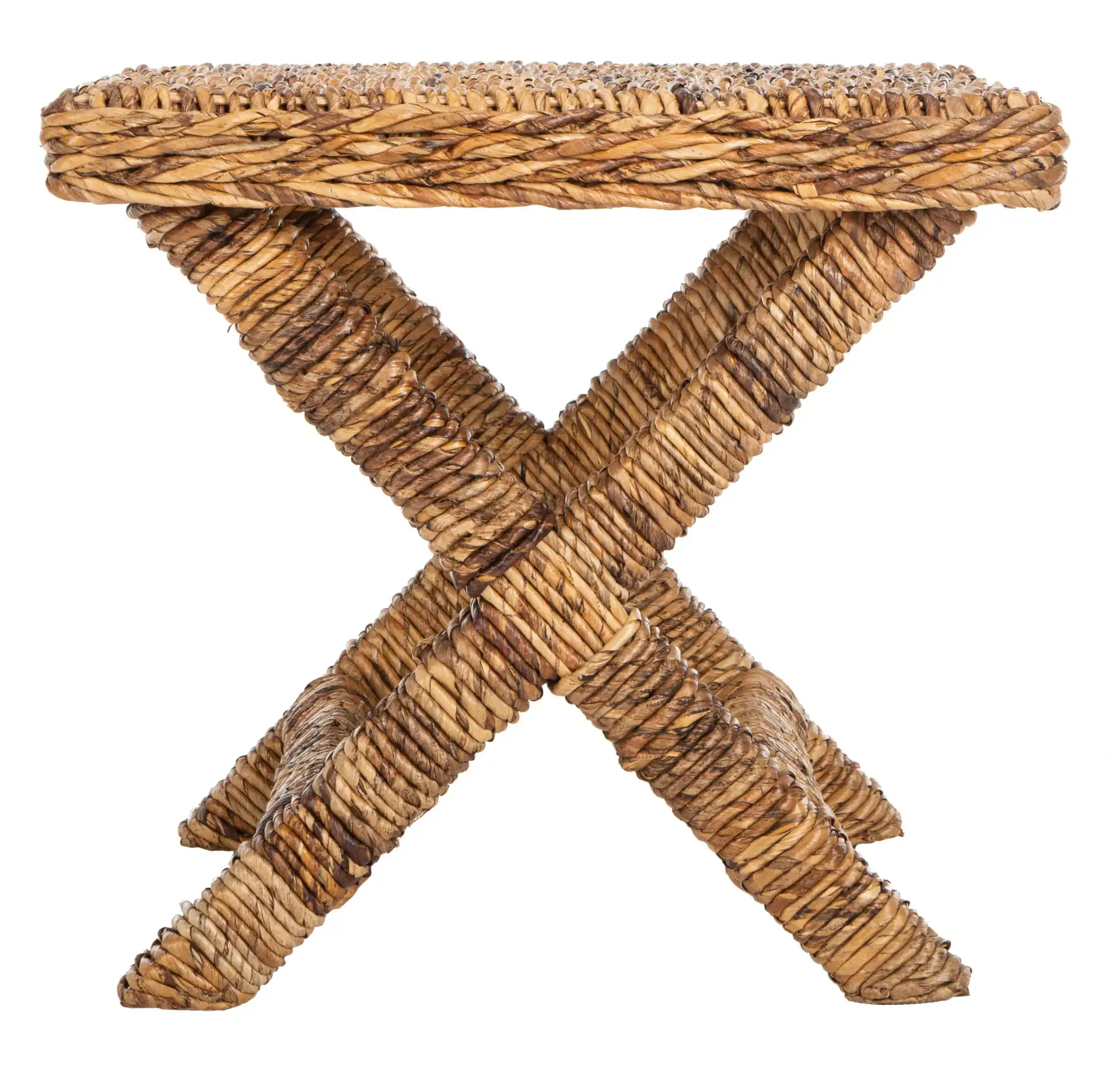 Manor Ottoman in Banana Natural
