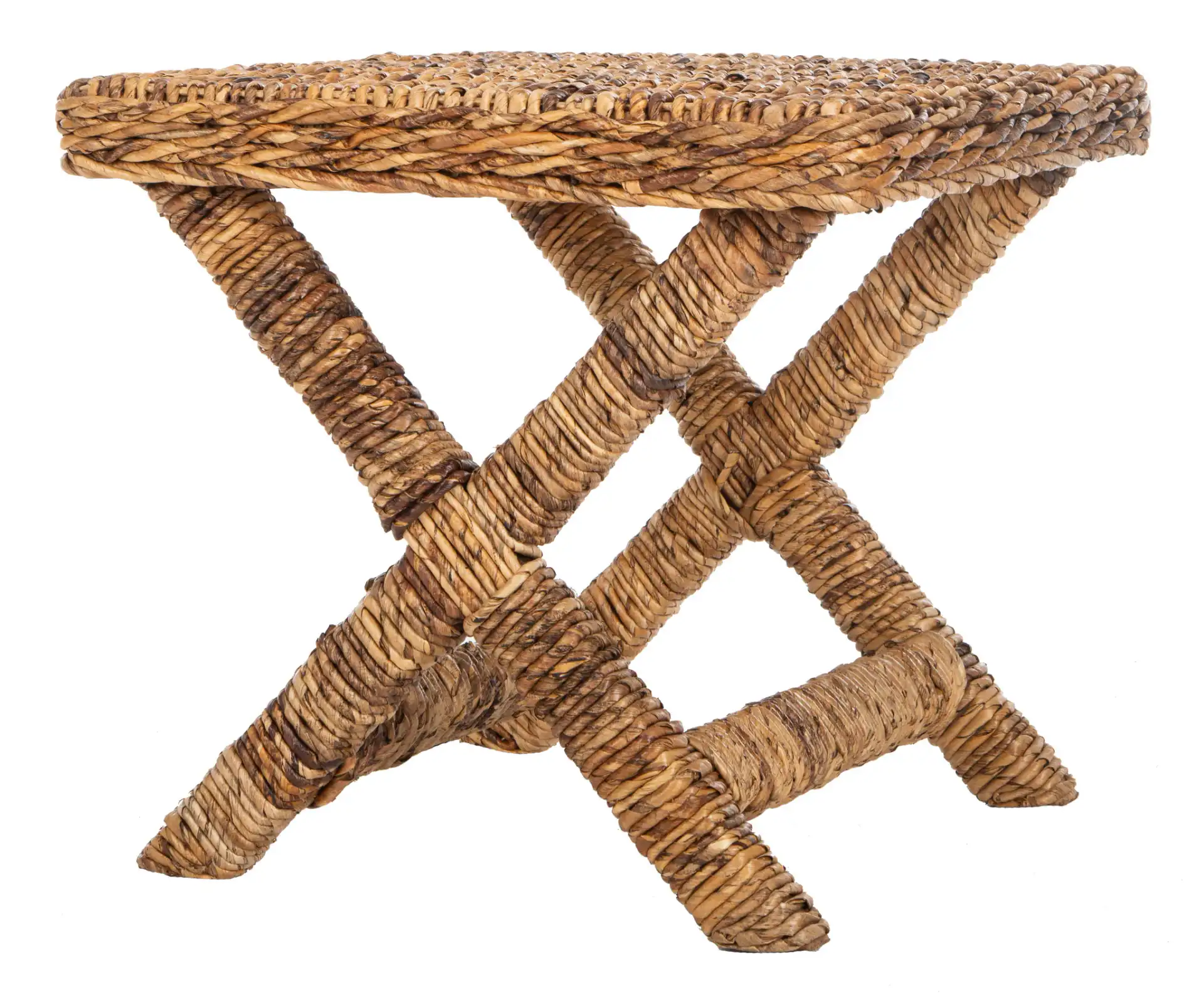 Manor Ottoman in Banana Natural, detail view