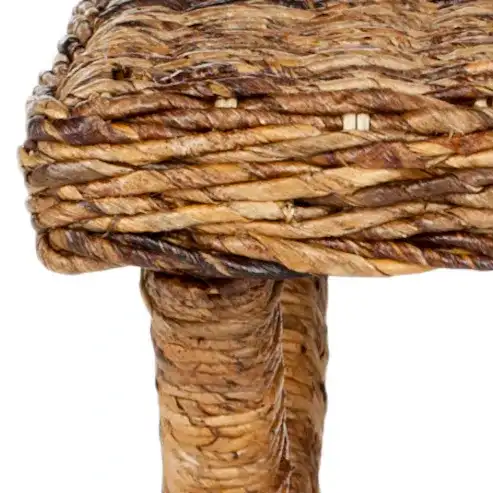 Manor Ottoman in Banana Natural, detail view