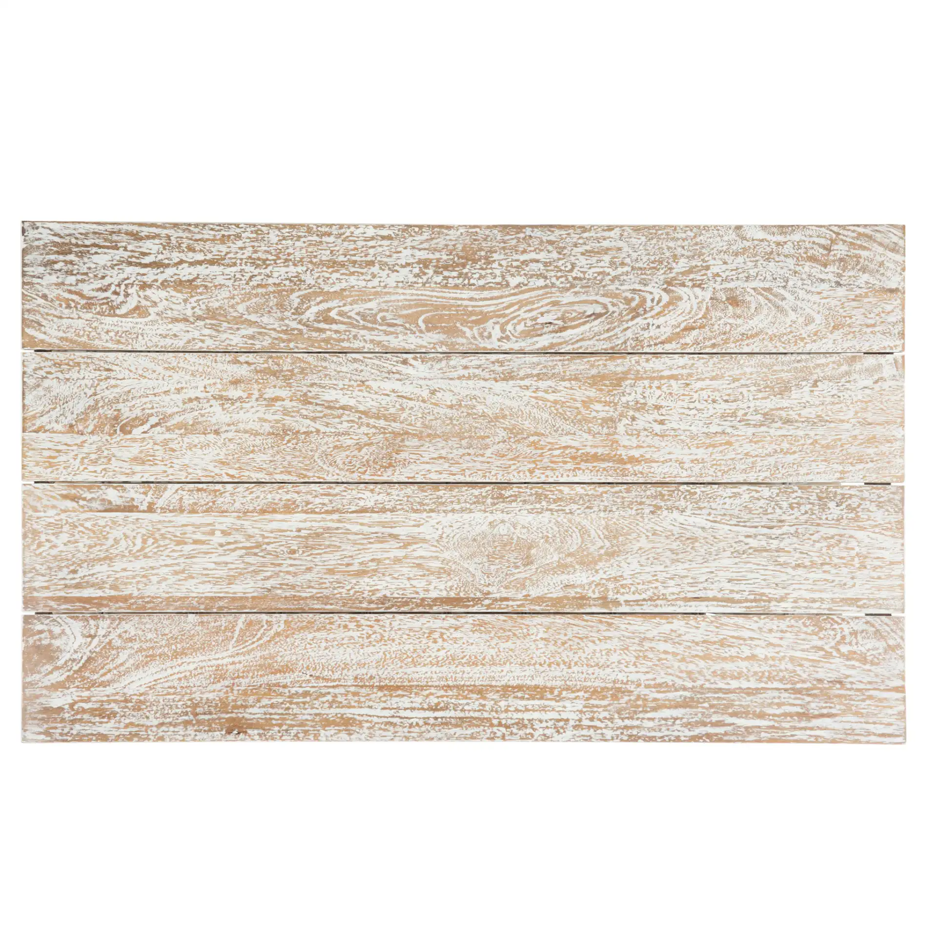 Minerva Coffee Table in White Washed, detail view