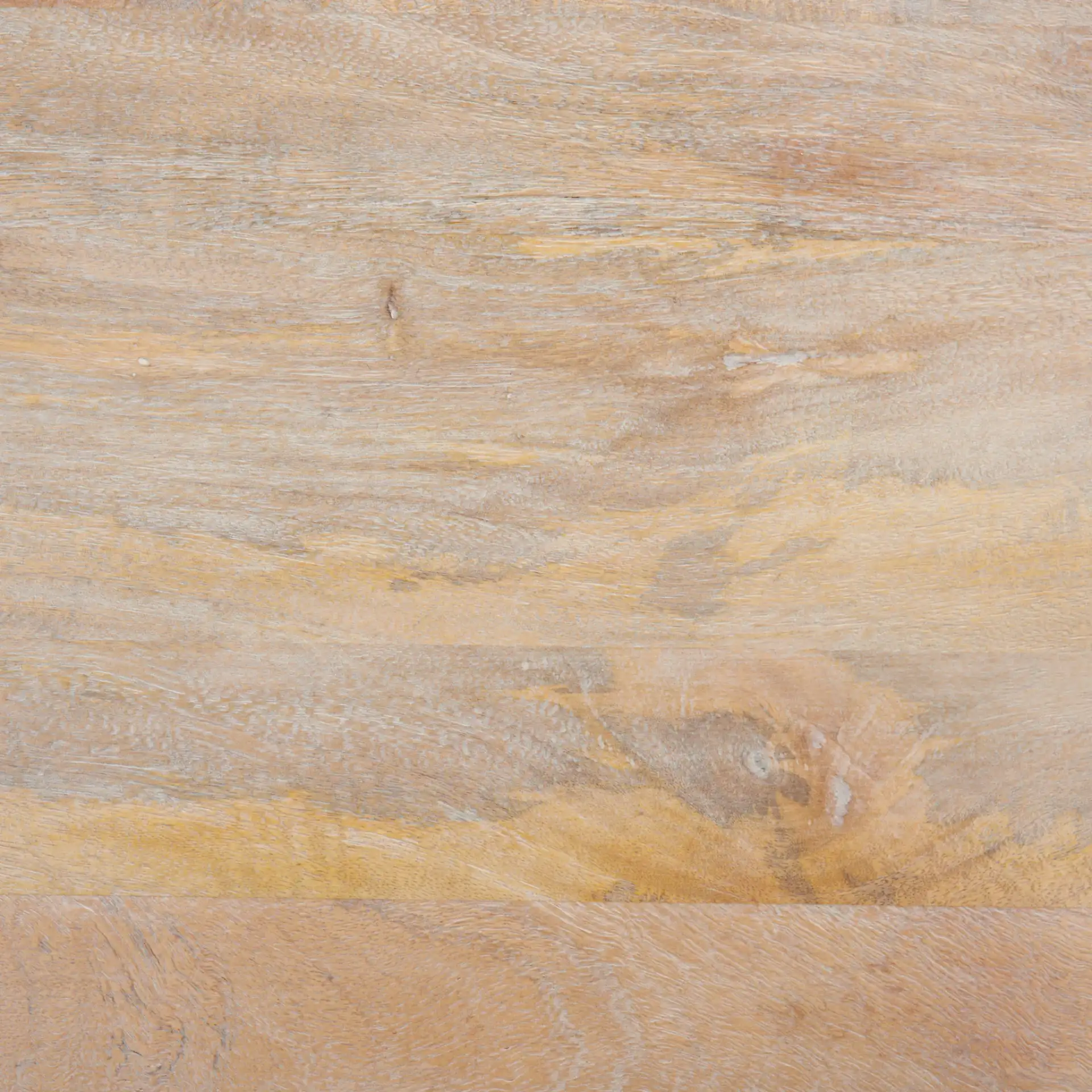 Gensho Coffee Table in Gray White Washed, detail view