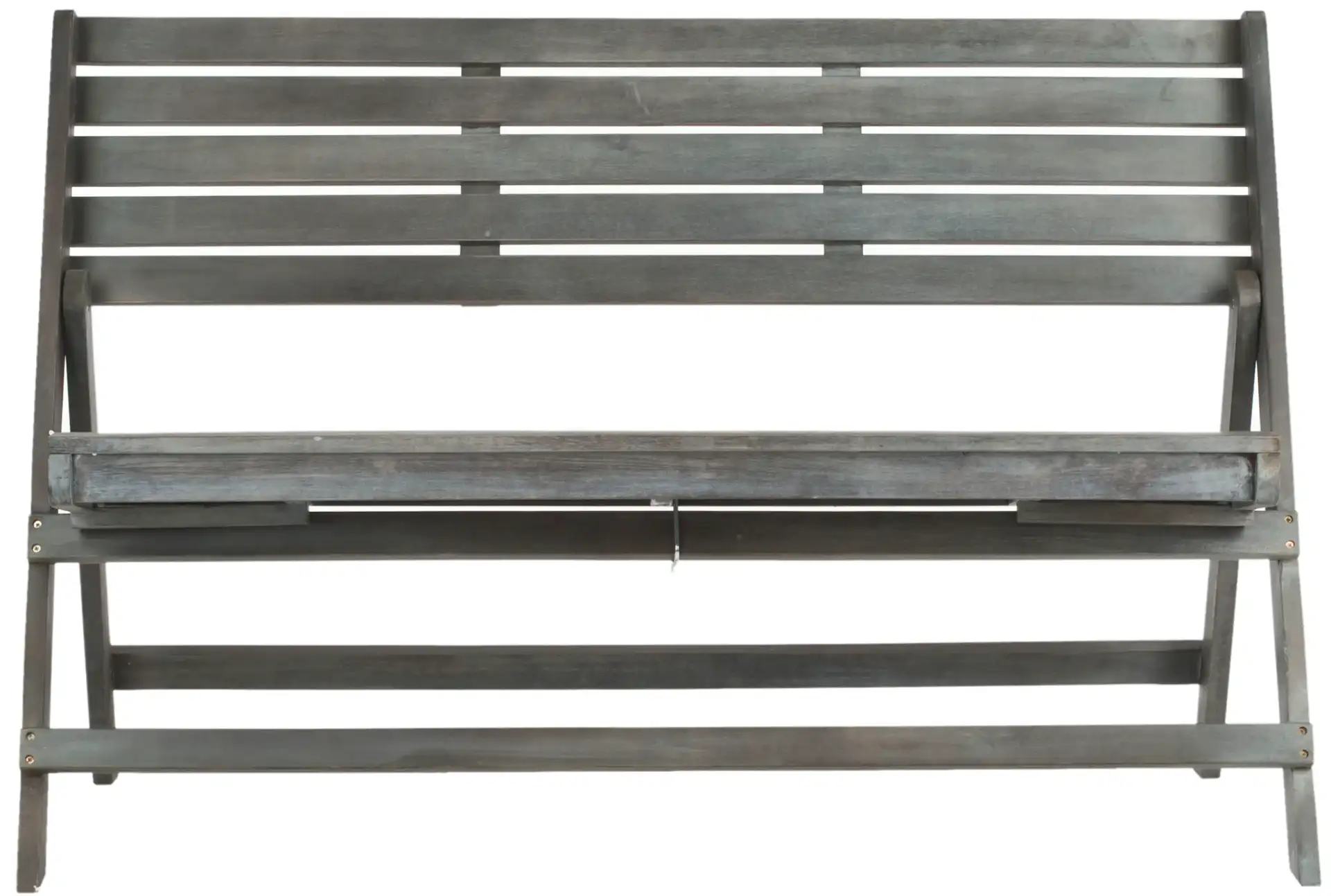 Luca Folding Bench in Ash Gray