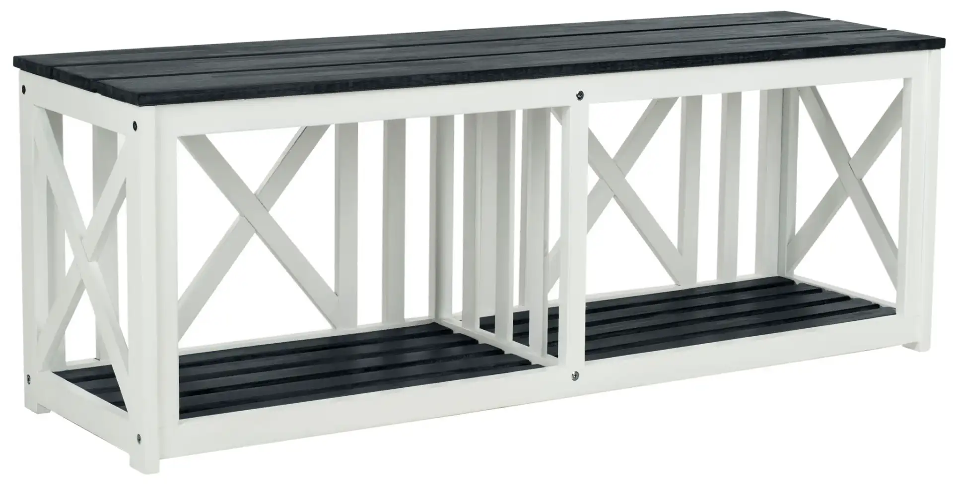 Branco Bench in Dark Slate Gray, detail view
