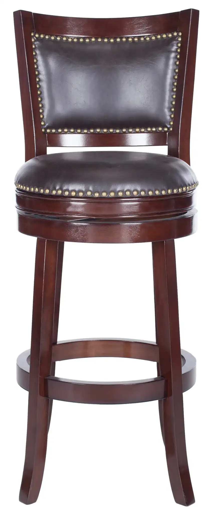 Lazzaro Barstool in Brown, detail view