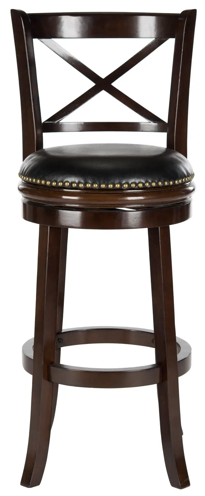Butler Barstool in Cappuccino / Black, detail view
