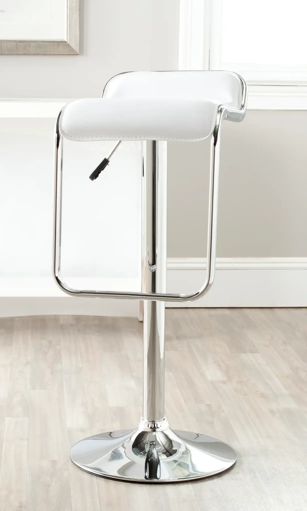 Taronda Barstool in White in a styled room