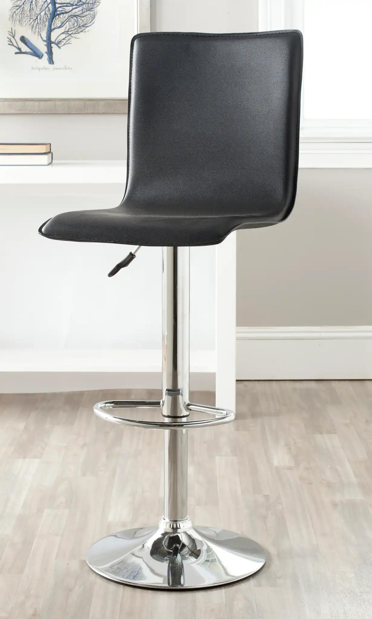 Magda Barstool in Black in a styled room
