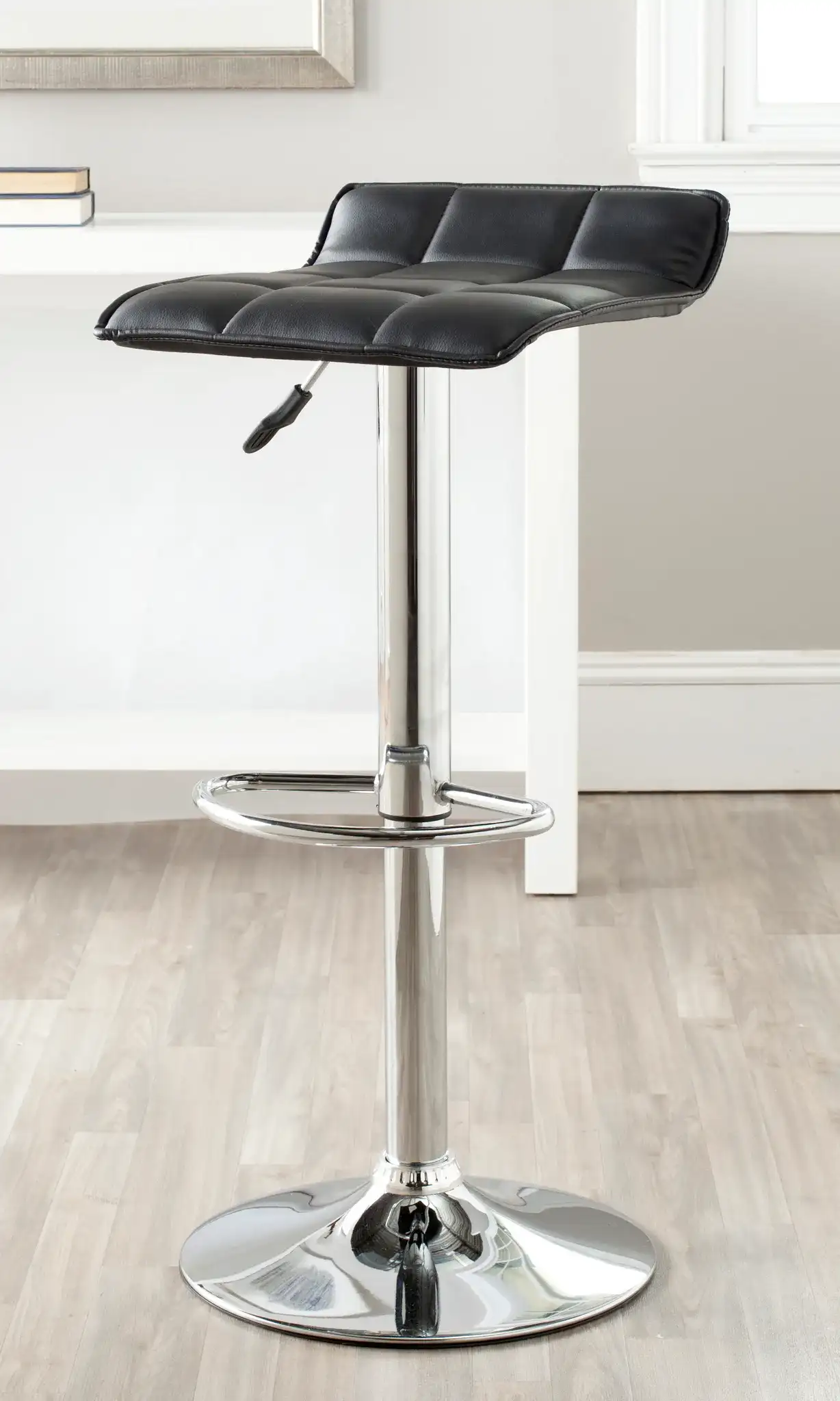 Lamita Barstool in Black in a styled room