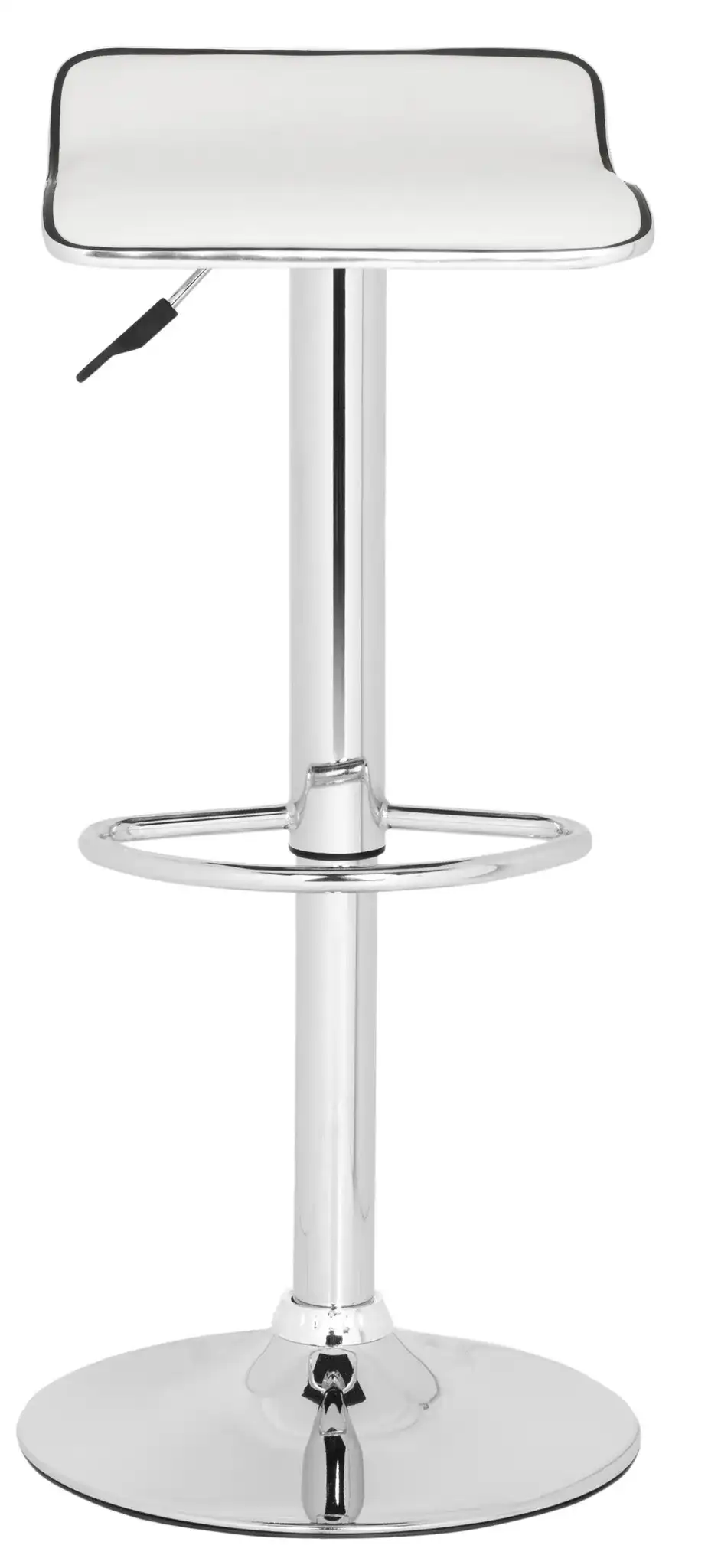 Chaunda Barstool in White, detail view