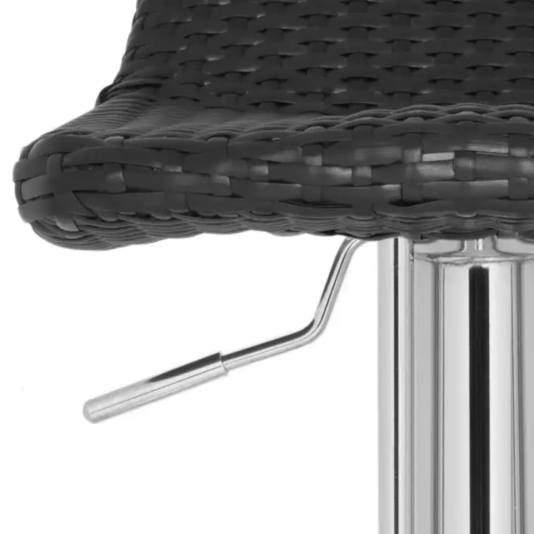Juji Barstool in Black, detail view