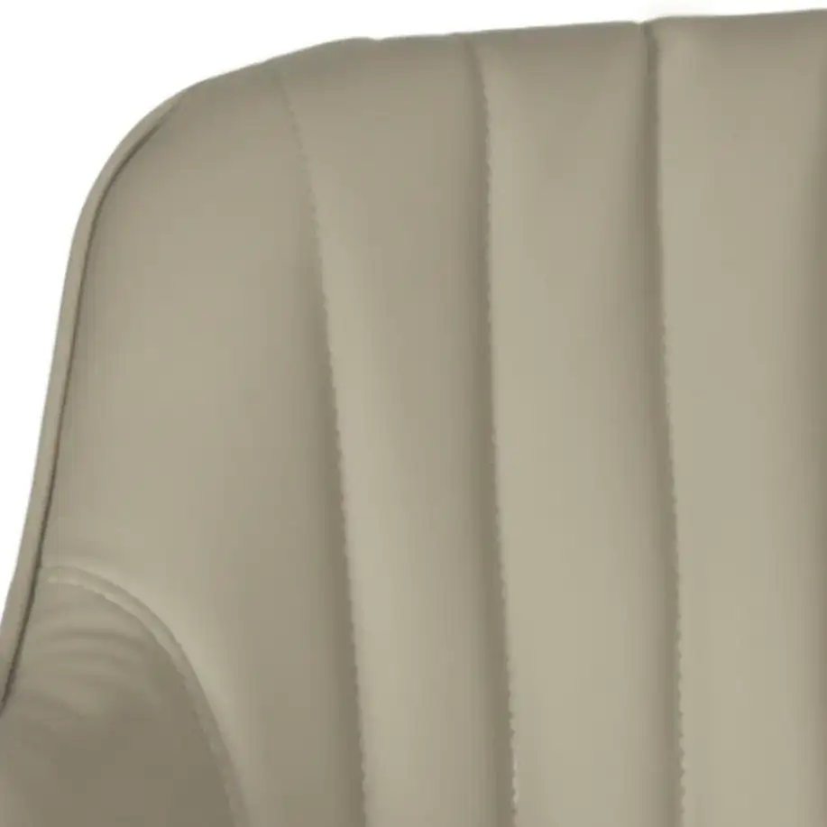 Hilda Desk Chair in Gray, detail view
