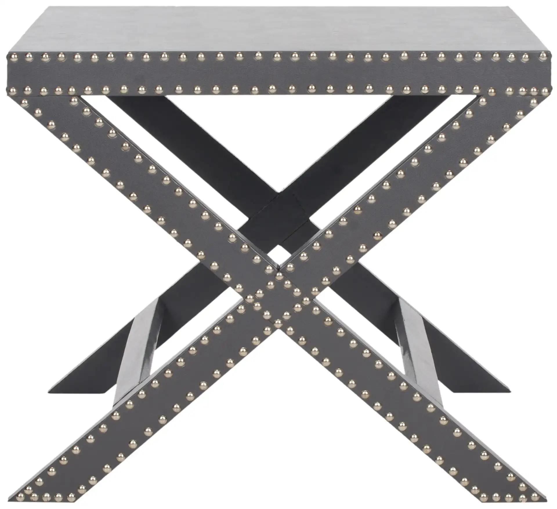 Jeanine End Table in Charcoal