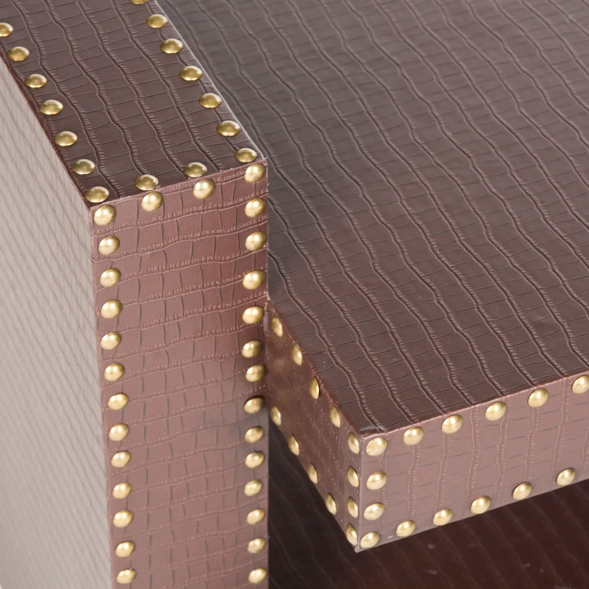 Garson Accent Table in Brown in a styled room