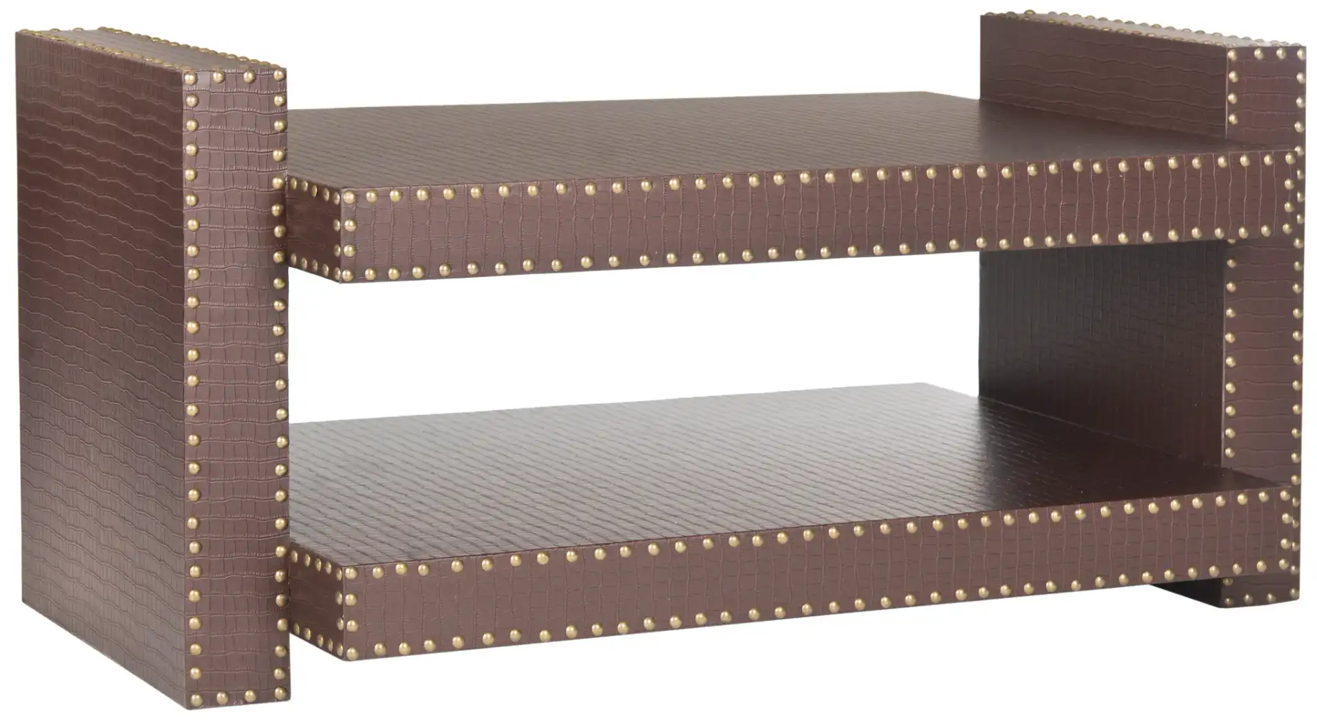 Garson Accent Table in Brown, detail view