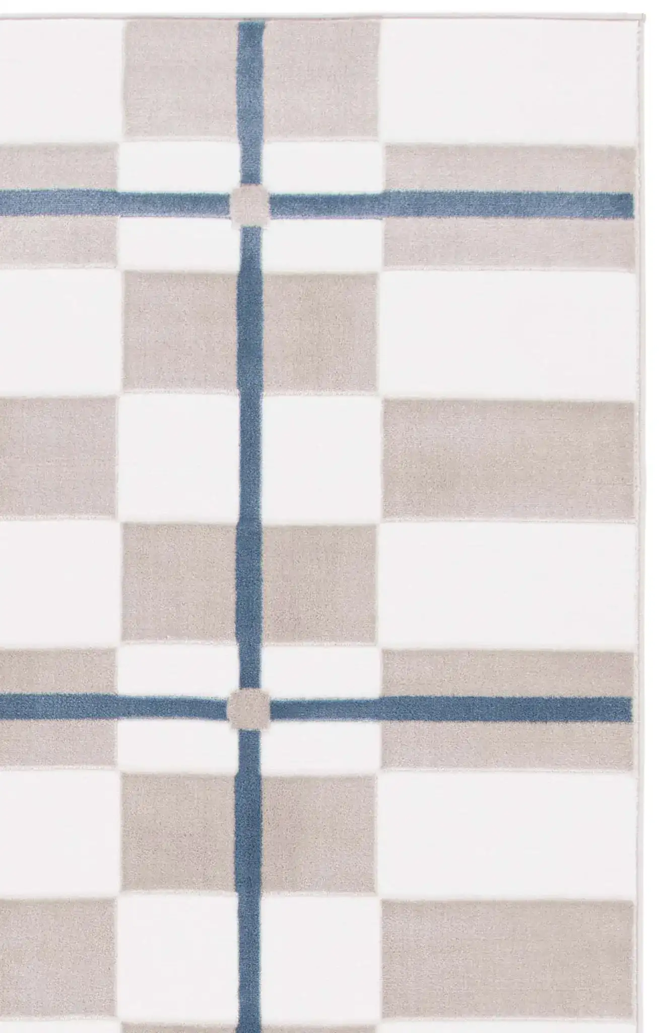Ivory / Blue