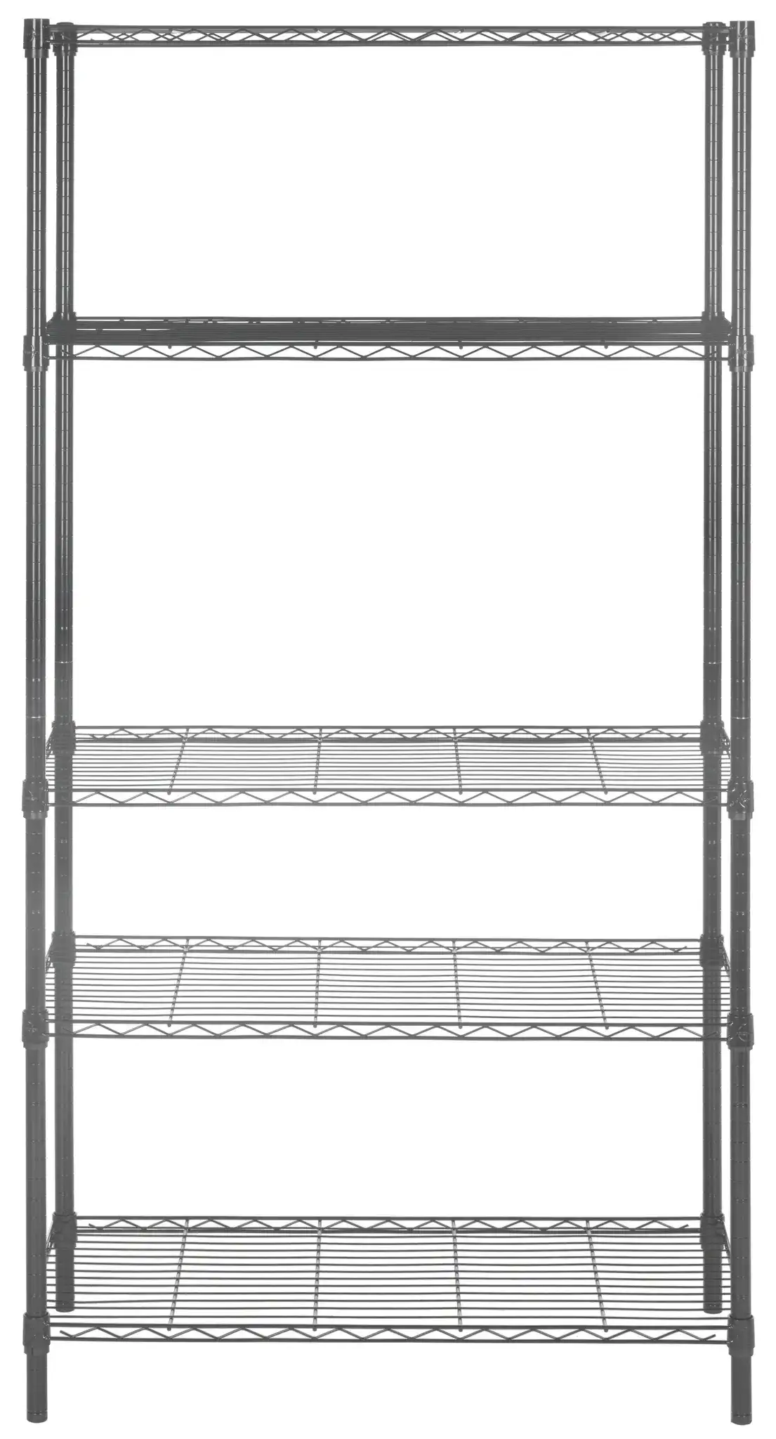 Ceasar Five-Tier Adjustable Rack in Chrome