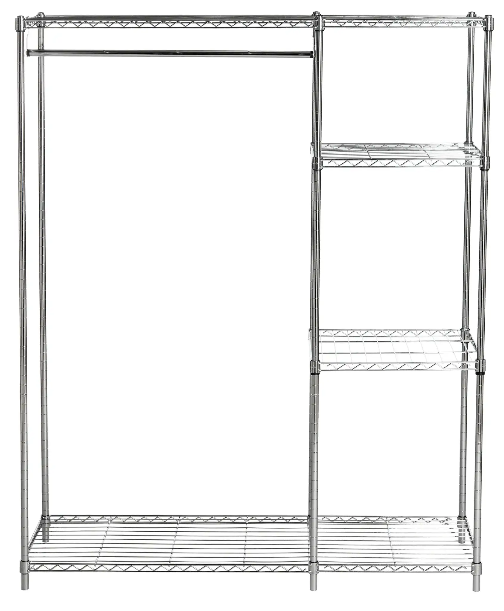 Betsy Adjustable Garment Rack in Chrome