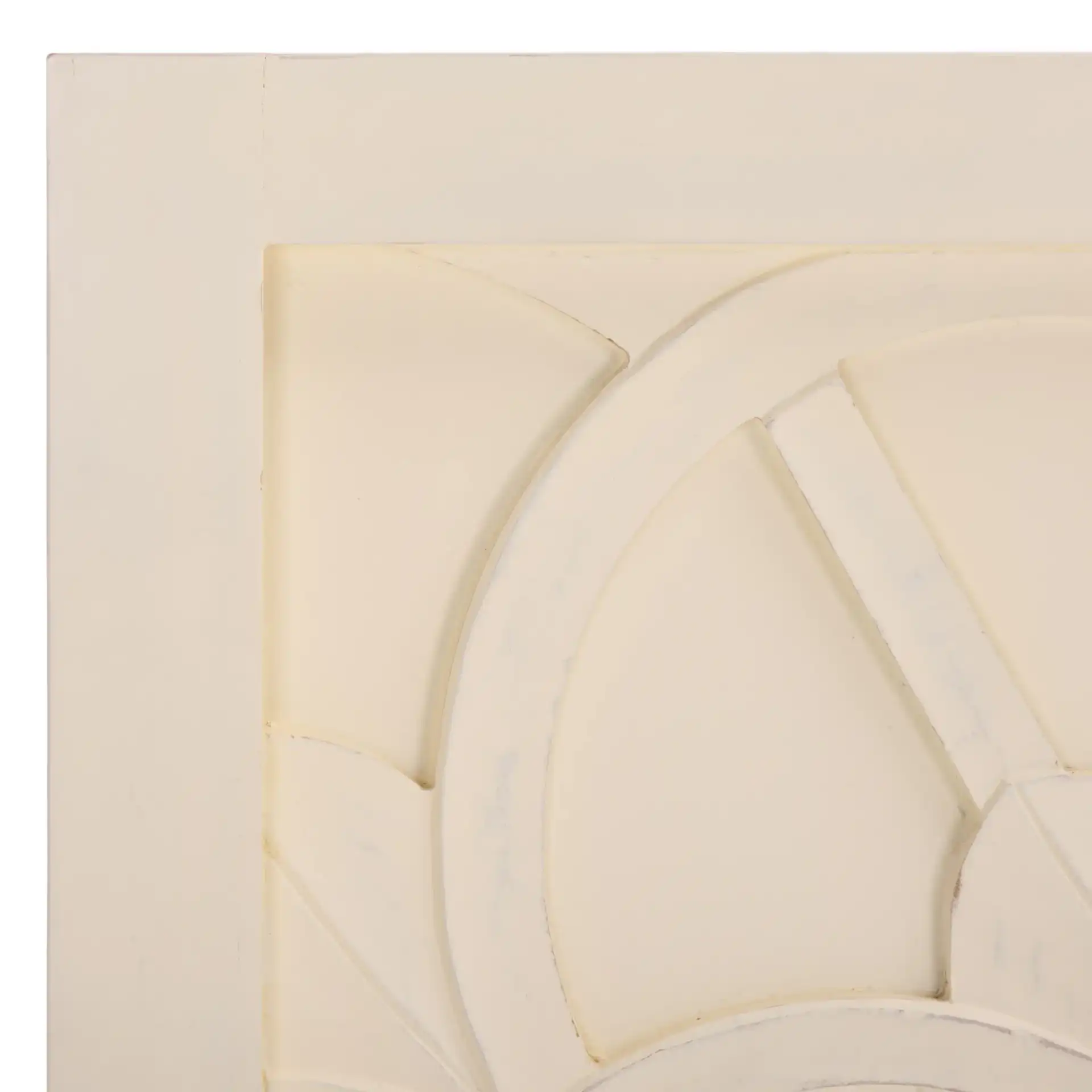 Richella Headboard in Ivory Wash in a styled room