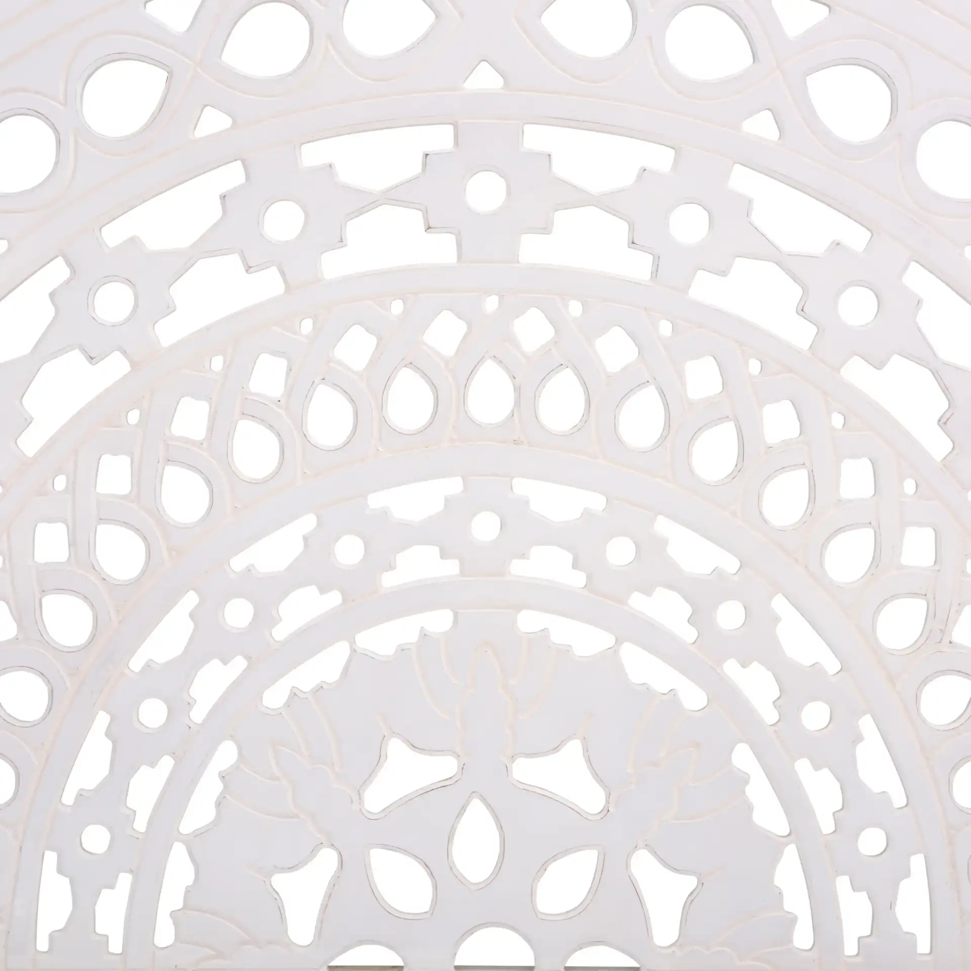 Romilda Headboard in White Washed, detail view