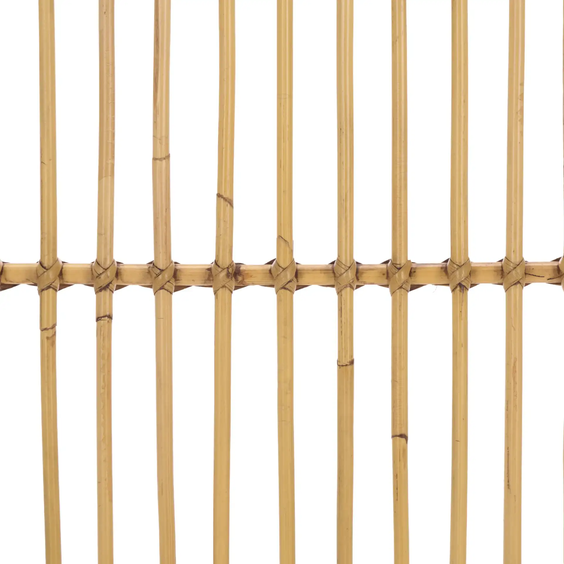 Lusine Rattan Headboard in Honey Brown Wash, detail view