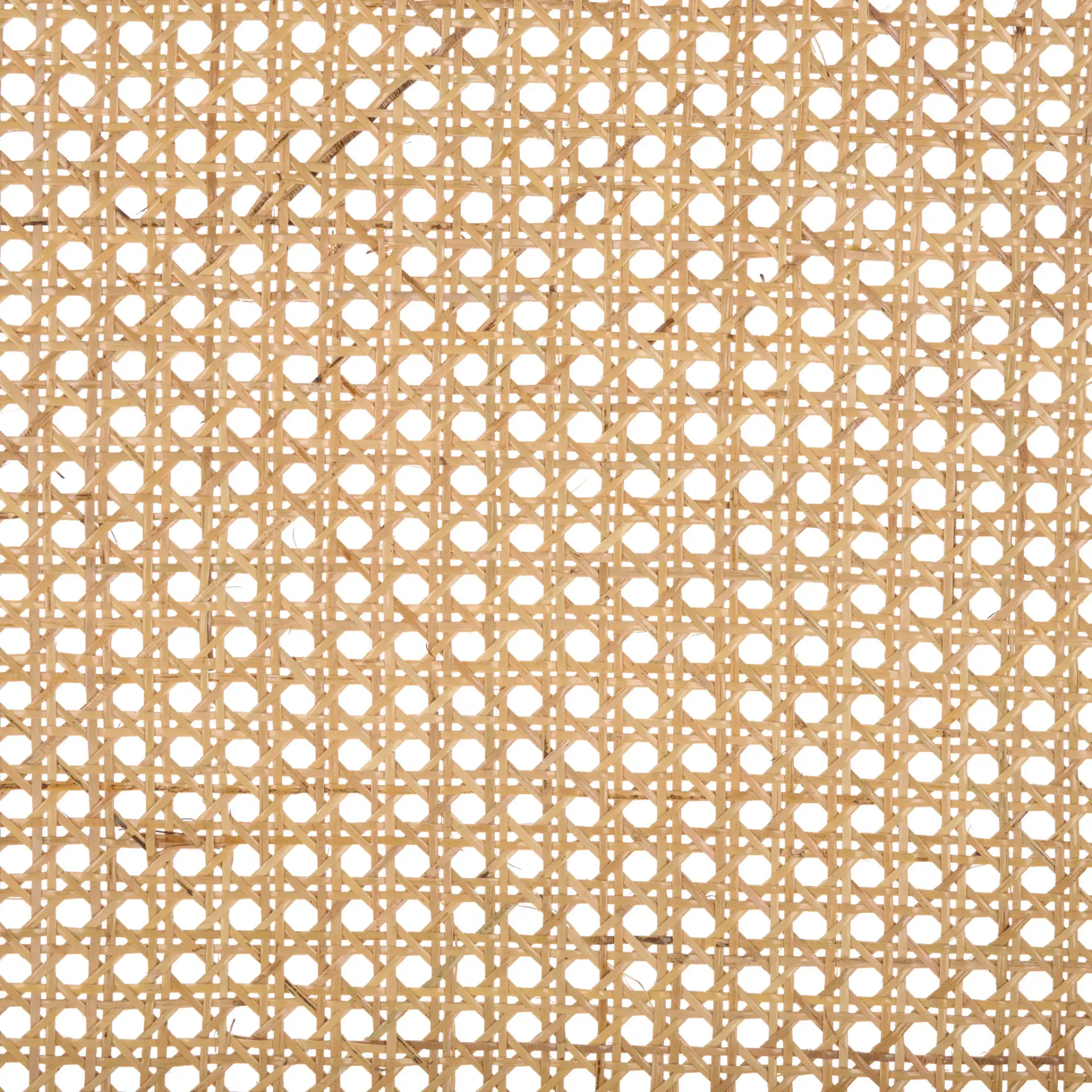 Nariely Rattan Headboard in White Washed, detail view