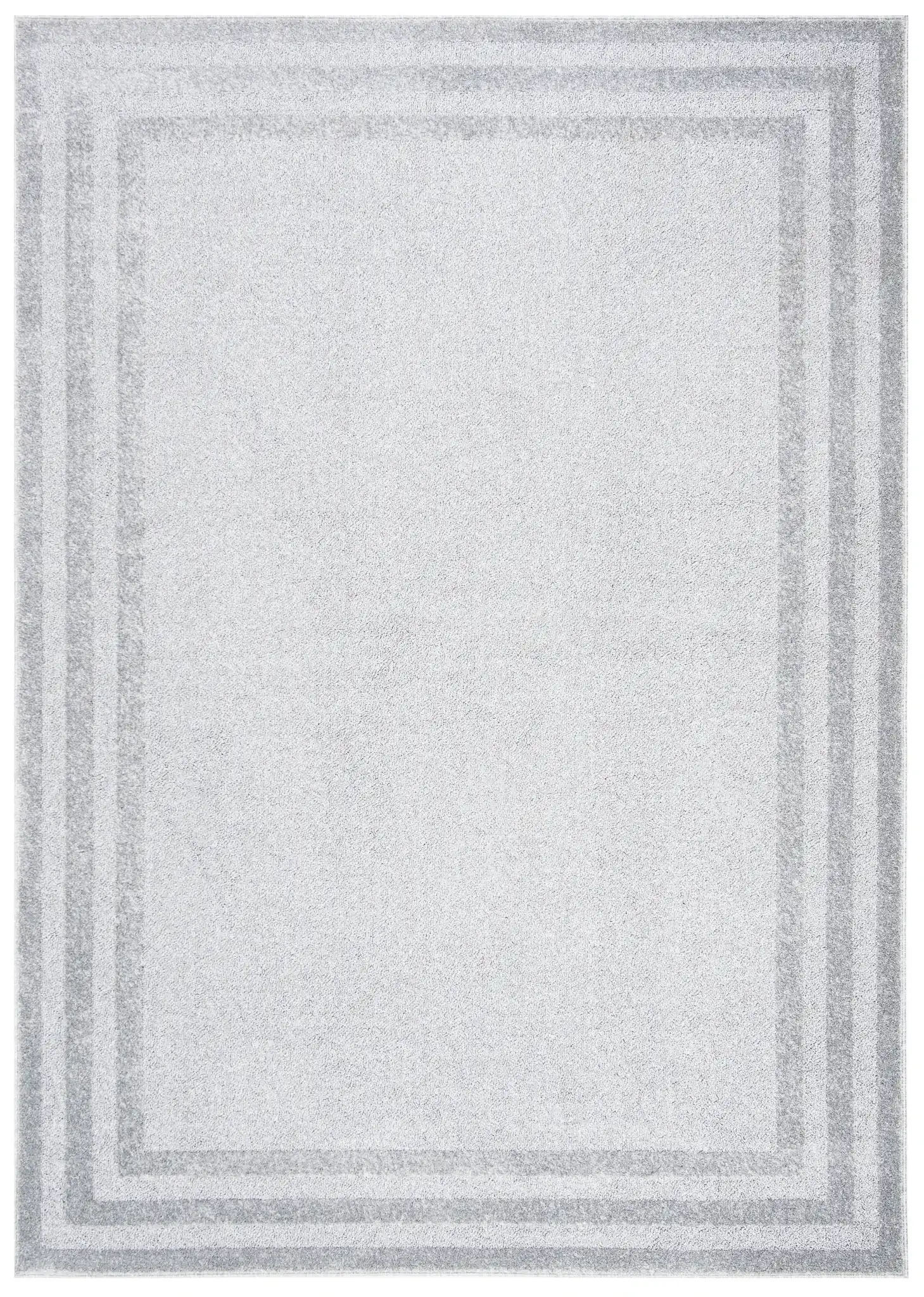 Harbor Concentric Ring Rug in Light Gray / Dark Gray