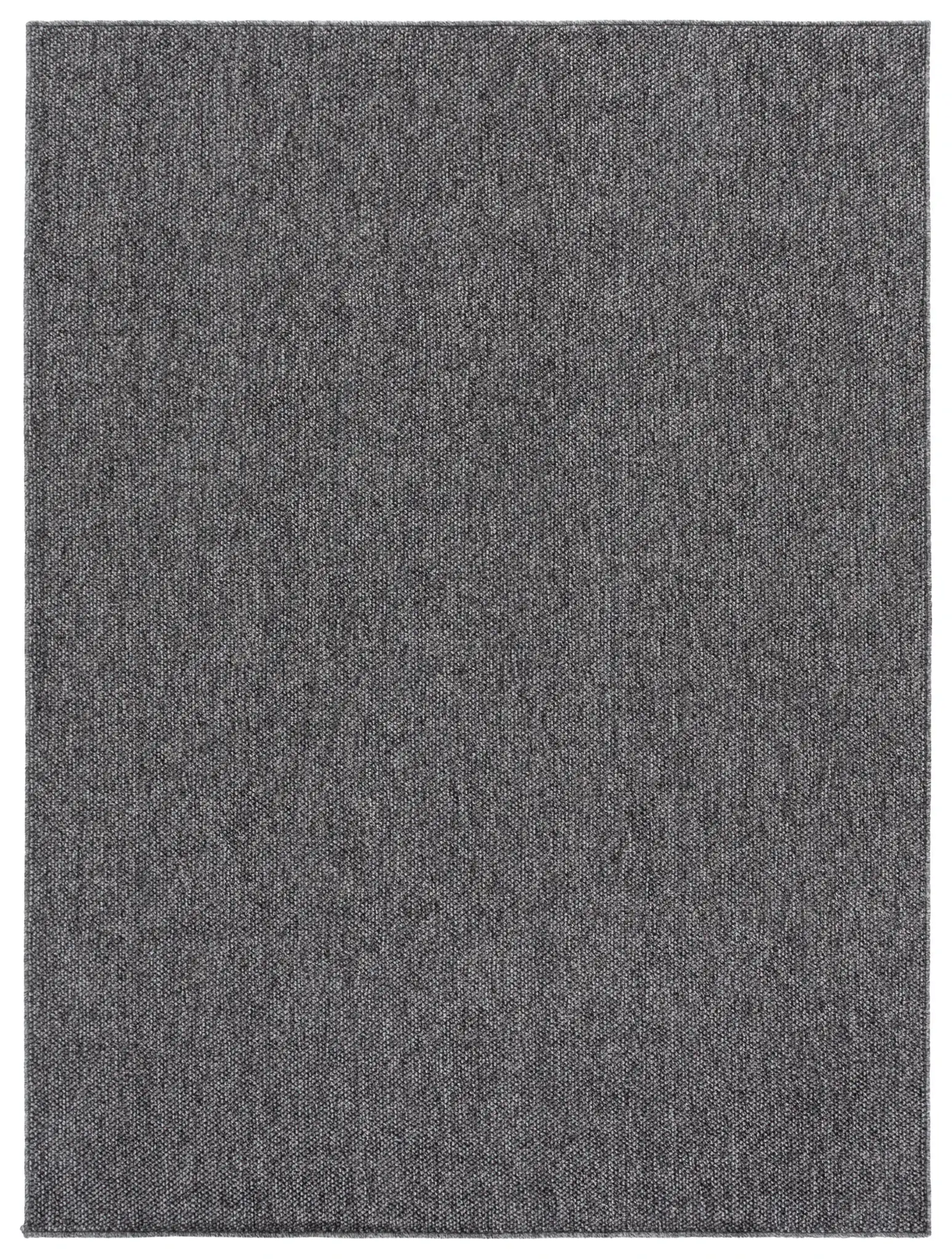 Highland Plain Modern Solid Rug in Charcoal / Gray