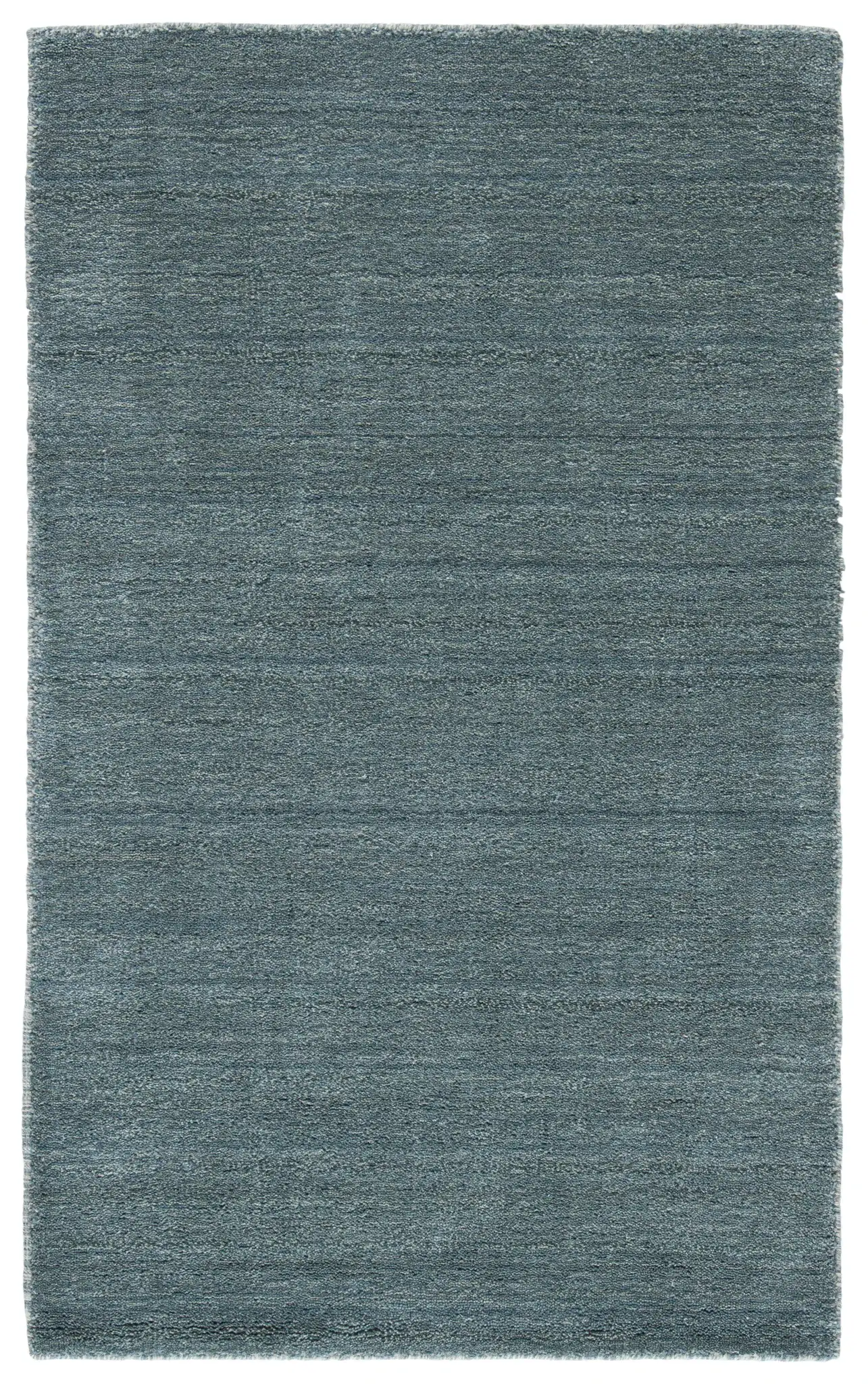 Himalaya Solid Hand-Loomed Wool Rug in Blue