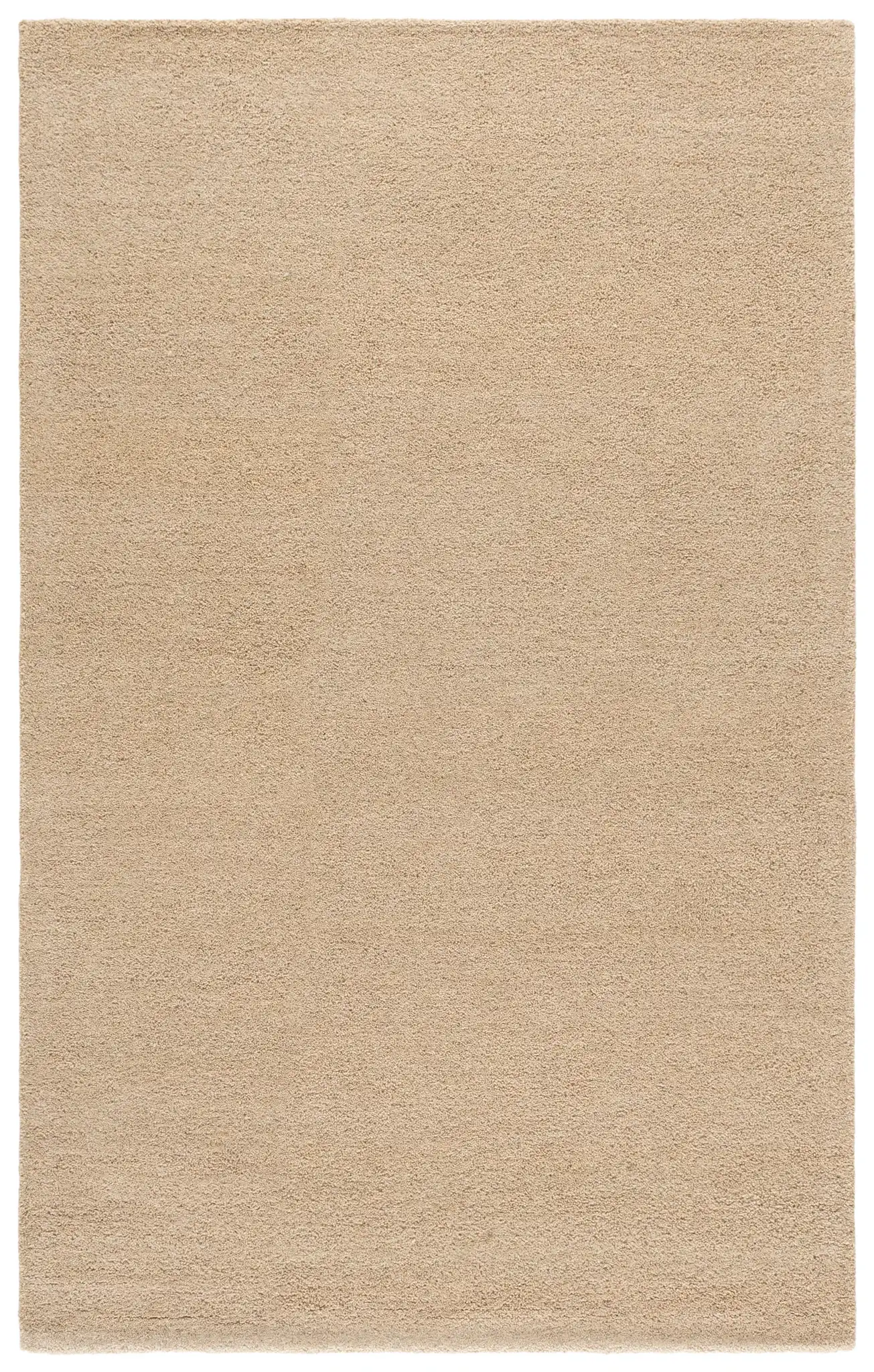 Himalaya Solid Hand-Tufted Wool Rug in Beige