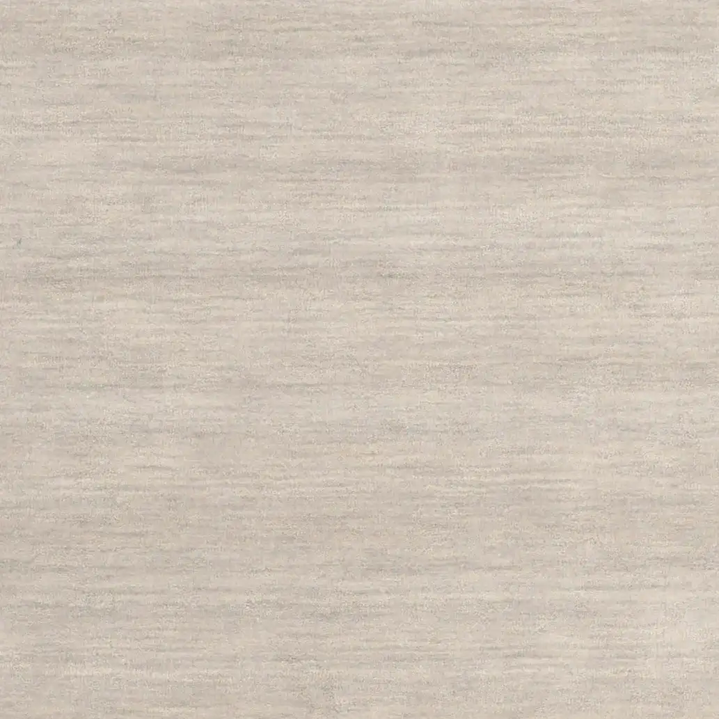 Himalaya Solid Bordered Hand-Loomed Wool Rug in Light Gray / Dark Gray