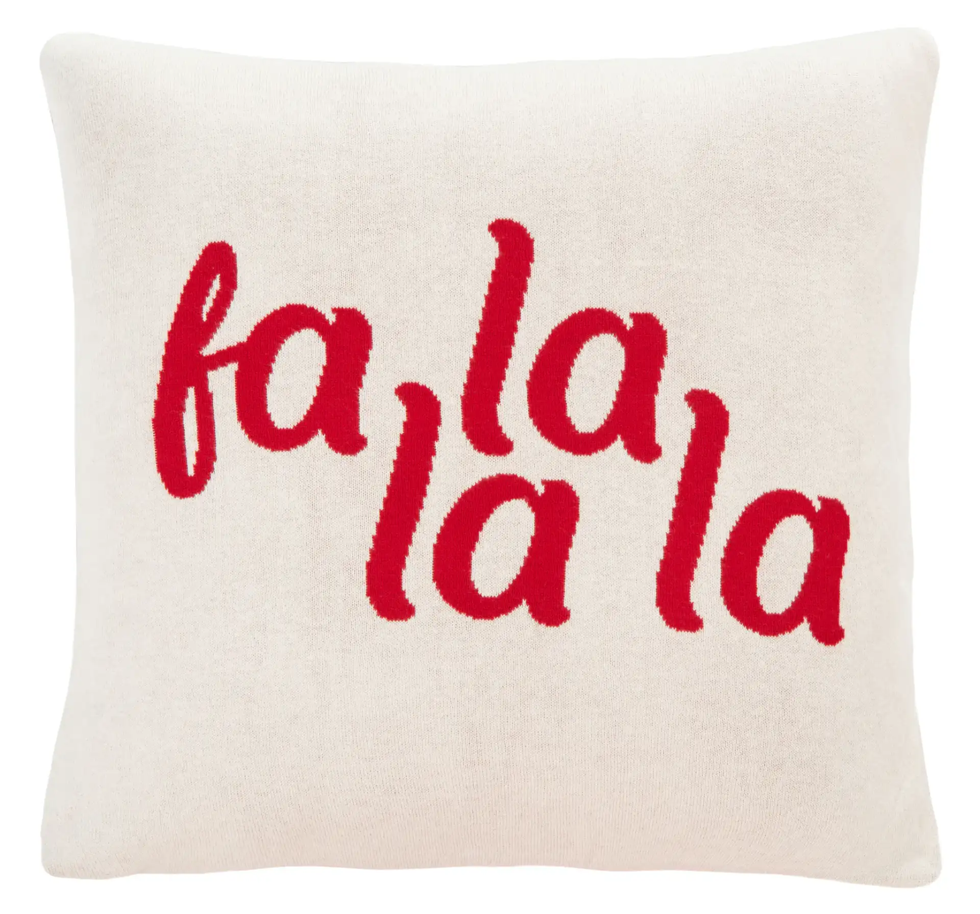 Carols Pillow in Red, detail view