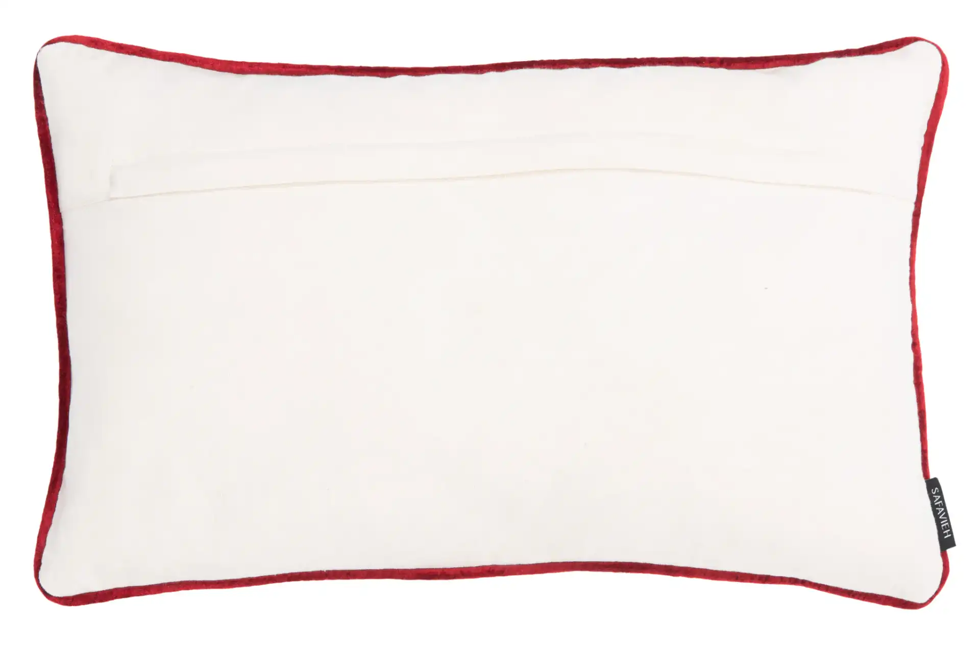 Joy Tree Pillow in Cream, detail view