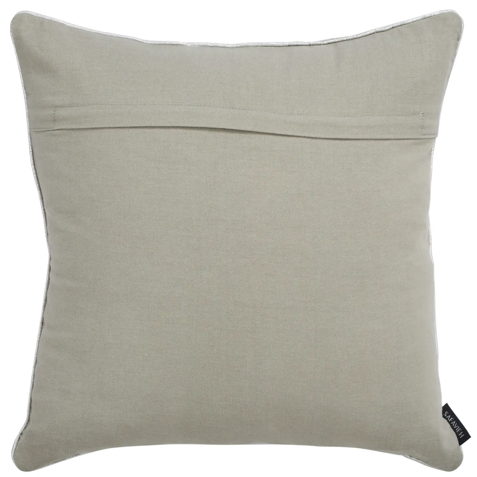 Winter Tree Pillow in Silver, detail view