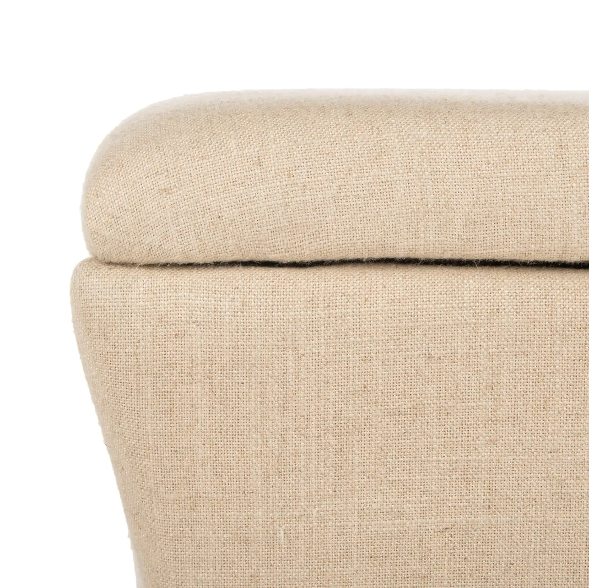 Aroura Storage Bench in Gray in a styled room