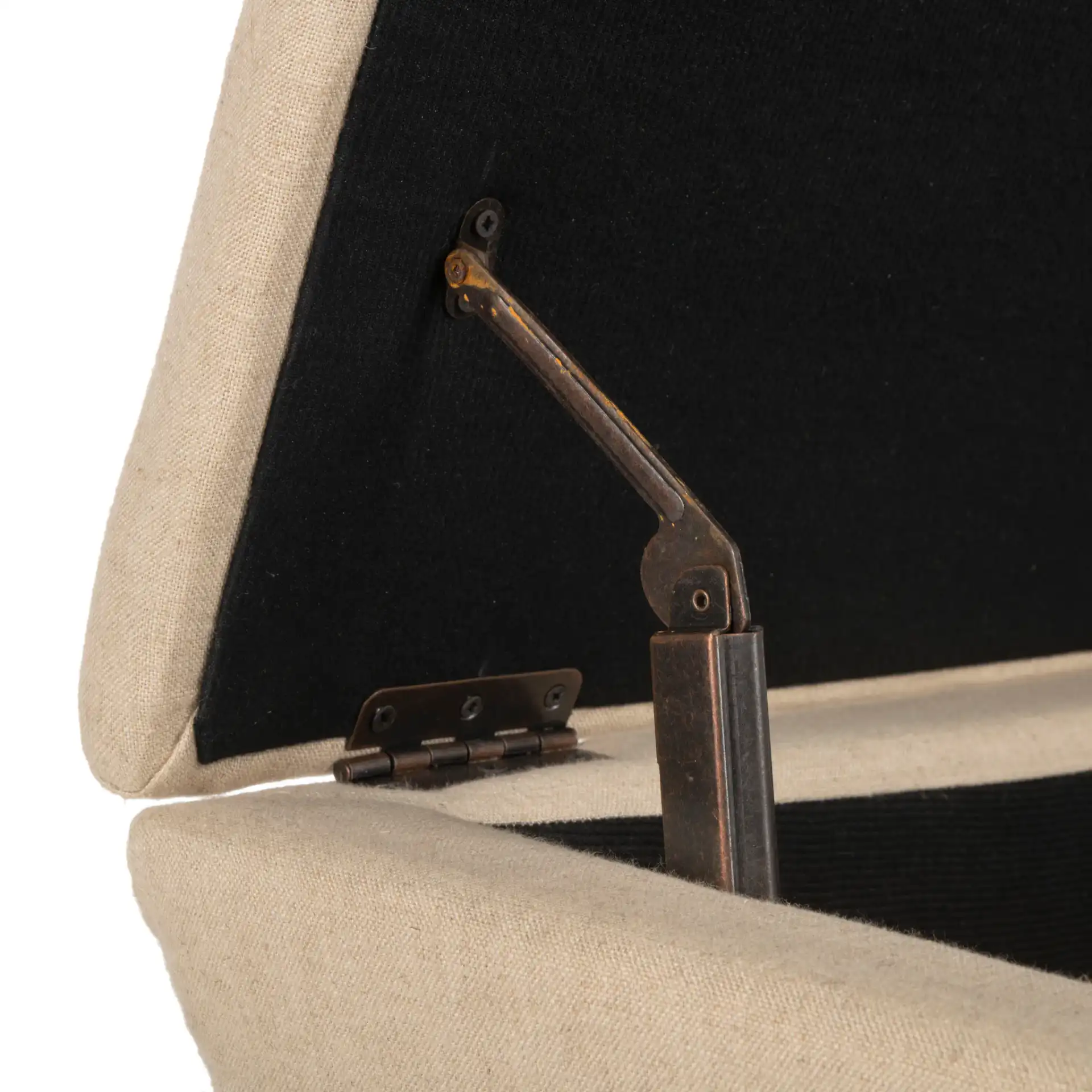Aroura Storage Bench in Gray in a styled room