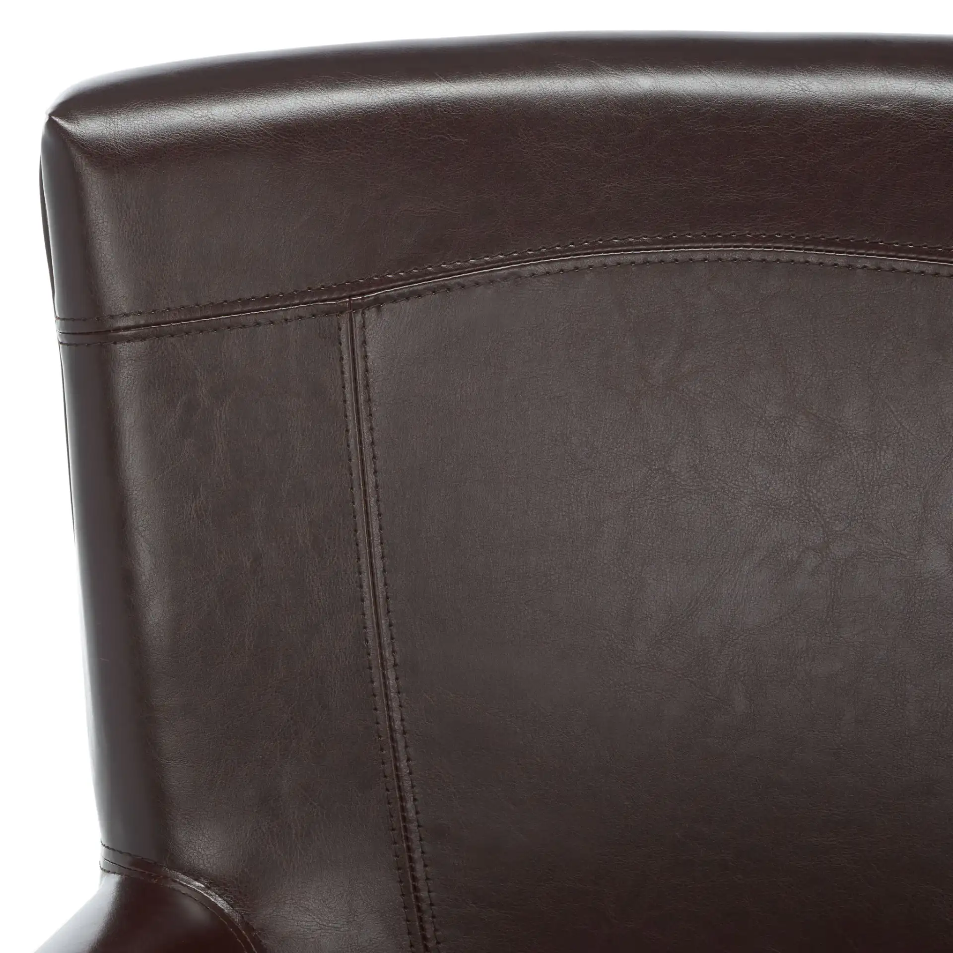 Ken Arm Chair in Brown in a styled room