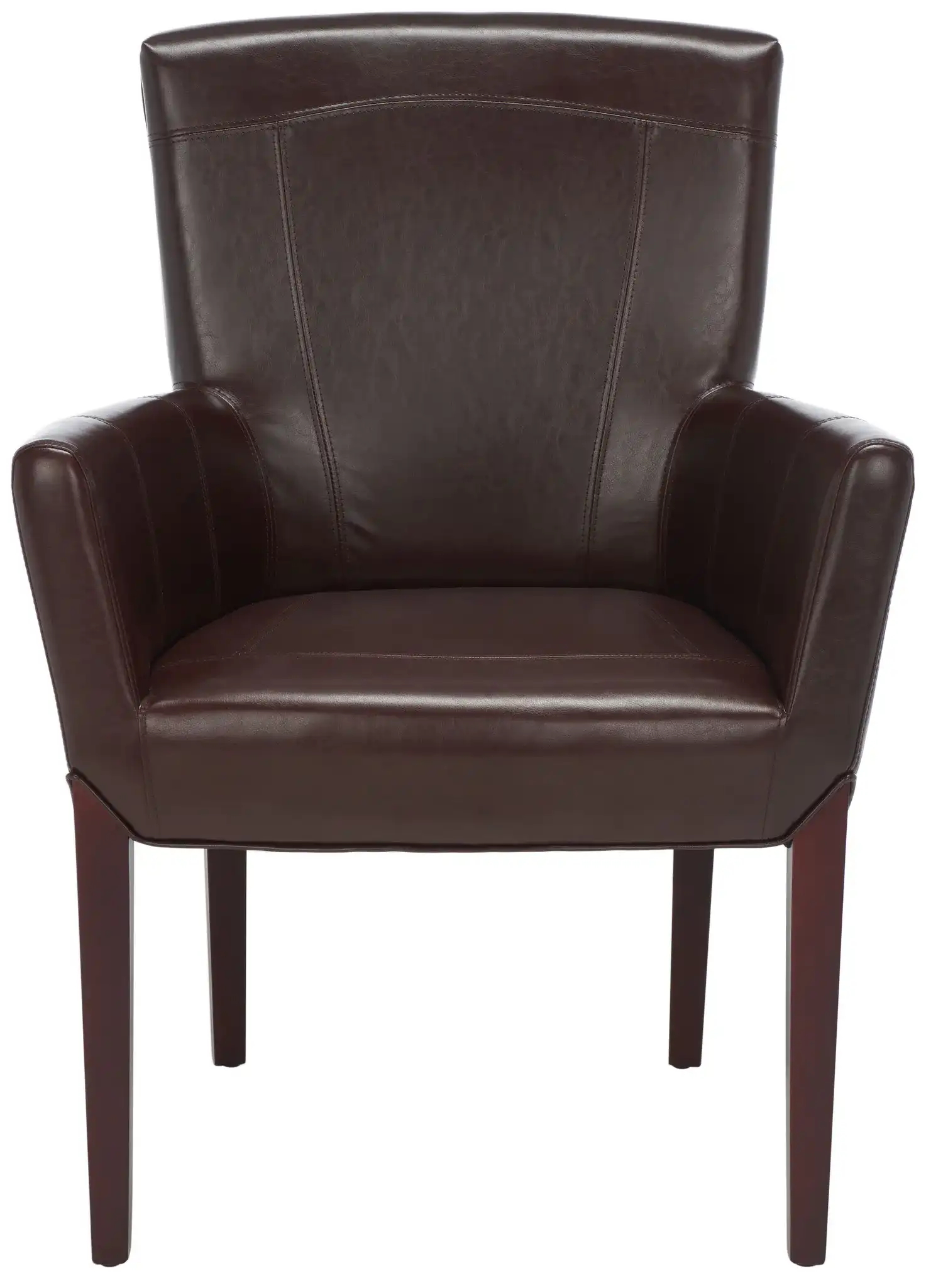 Ken Arm Chair in Brown, detail view