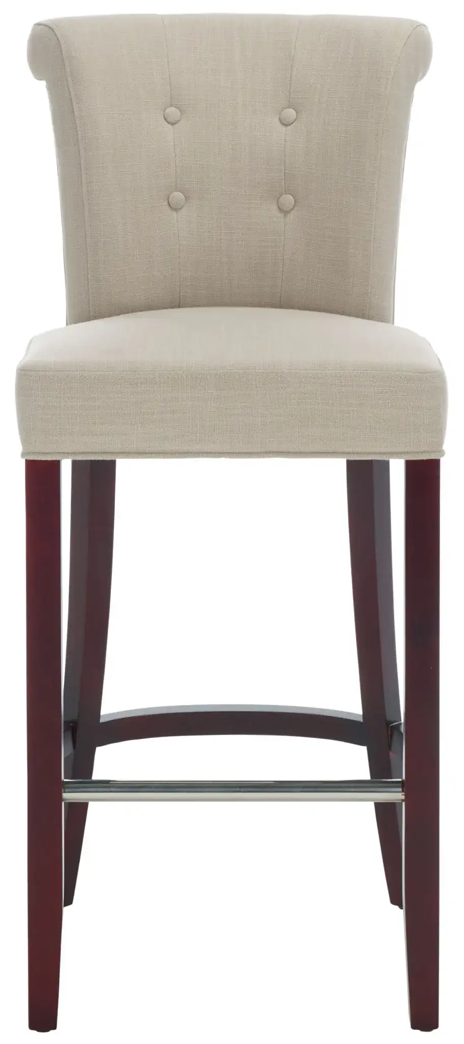 Addo Barstool in True Taupe, detail view