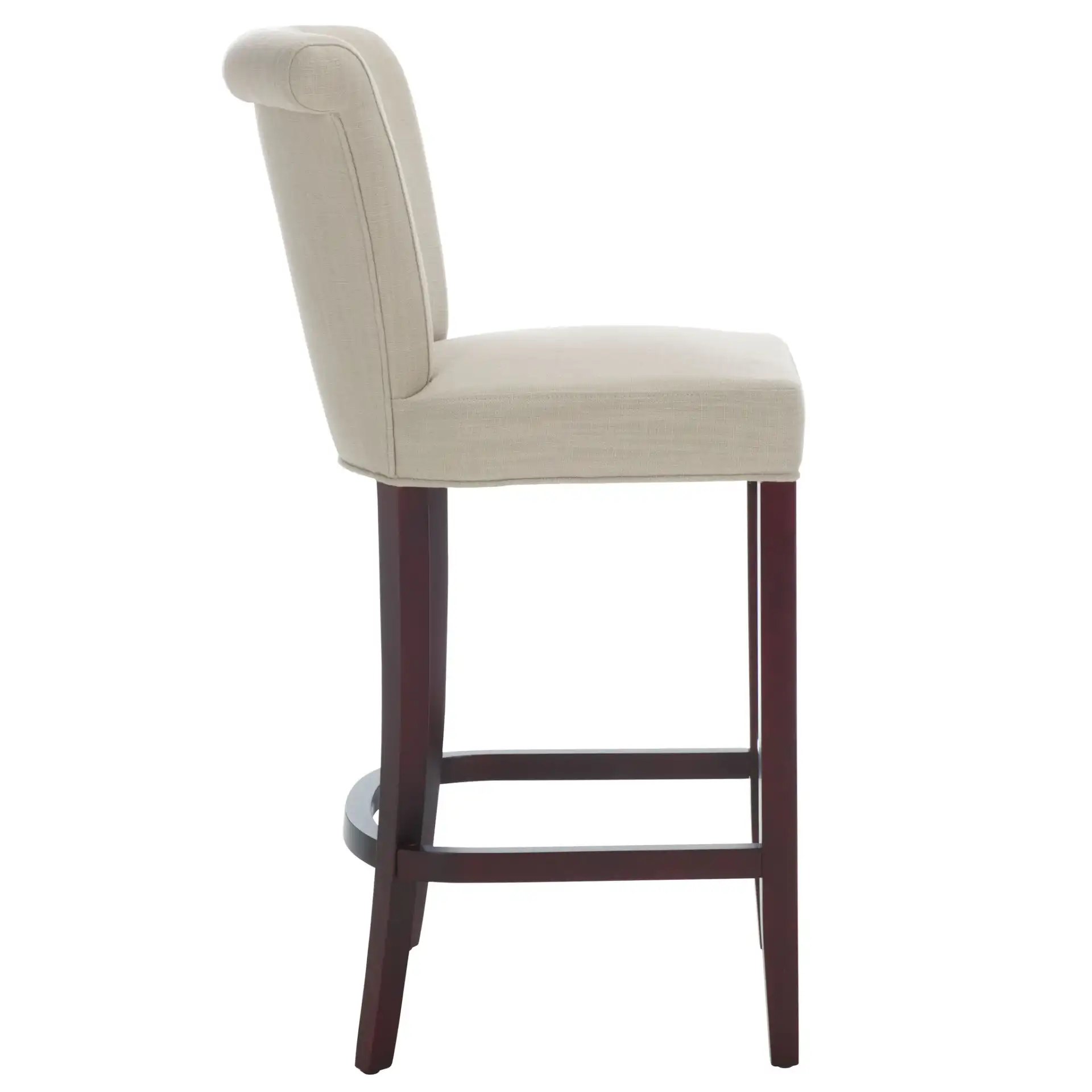 Addo Barstool in True Taupe, detail view