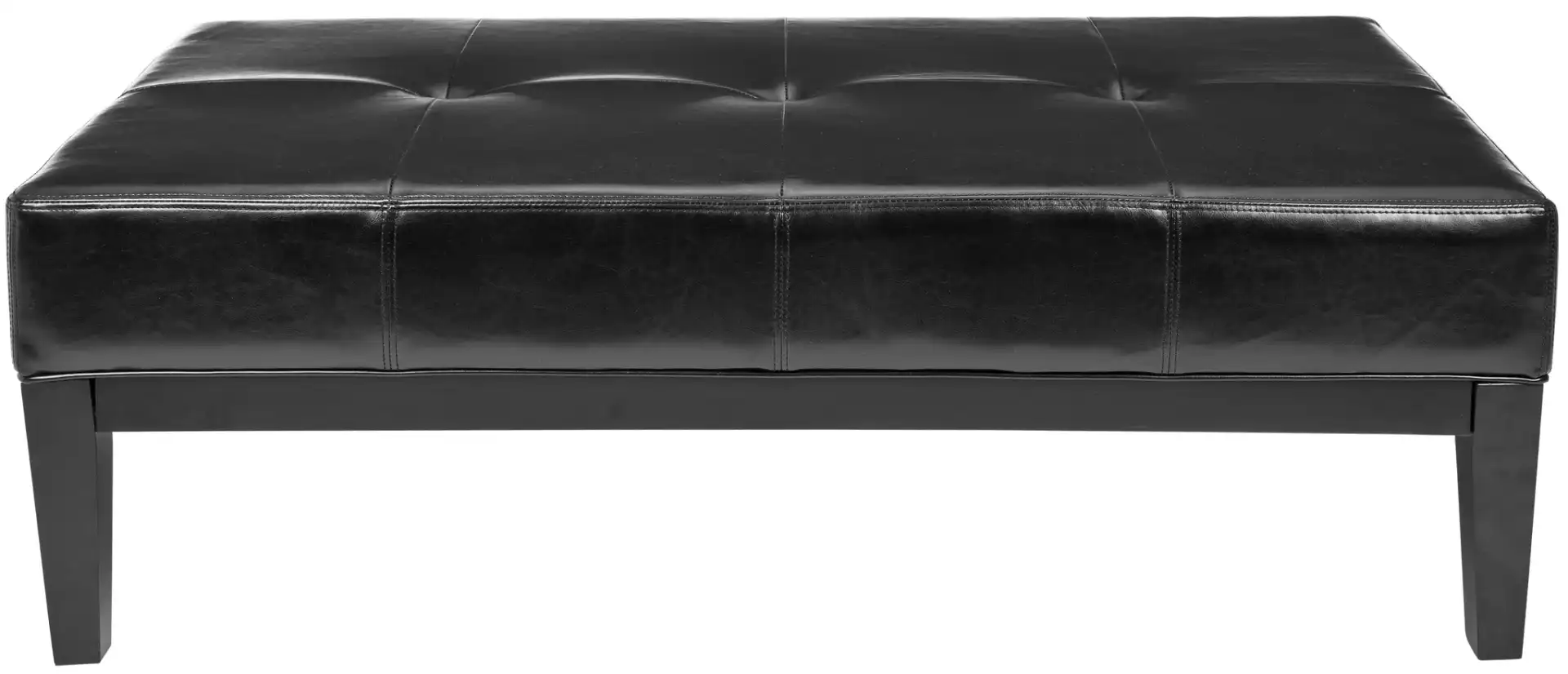 Fulton Rectangular Cocktail Ottoman in Black