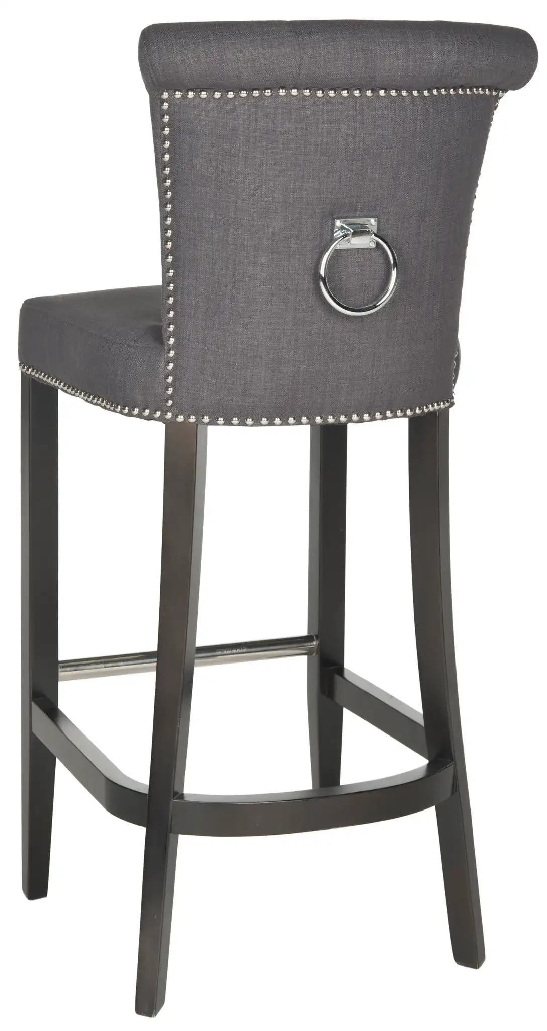 Addo Ring Barstool in Charcoal, detail view