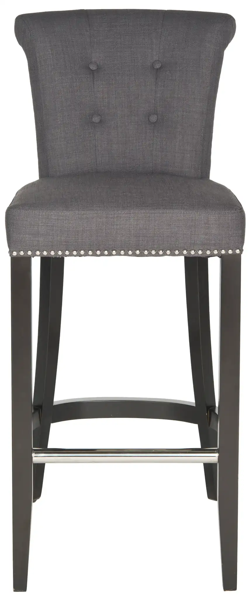 Addo Ring Barstool in Charcoal, detail view