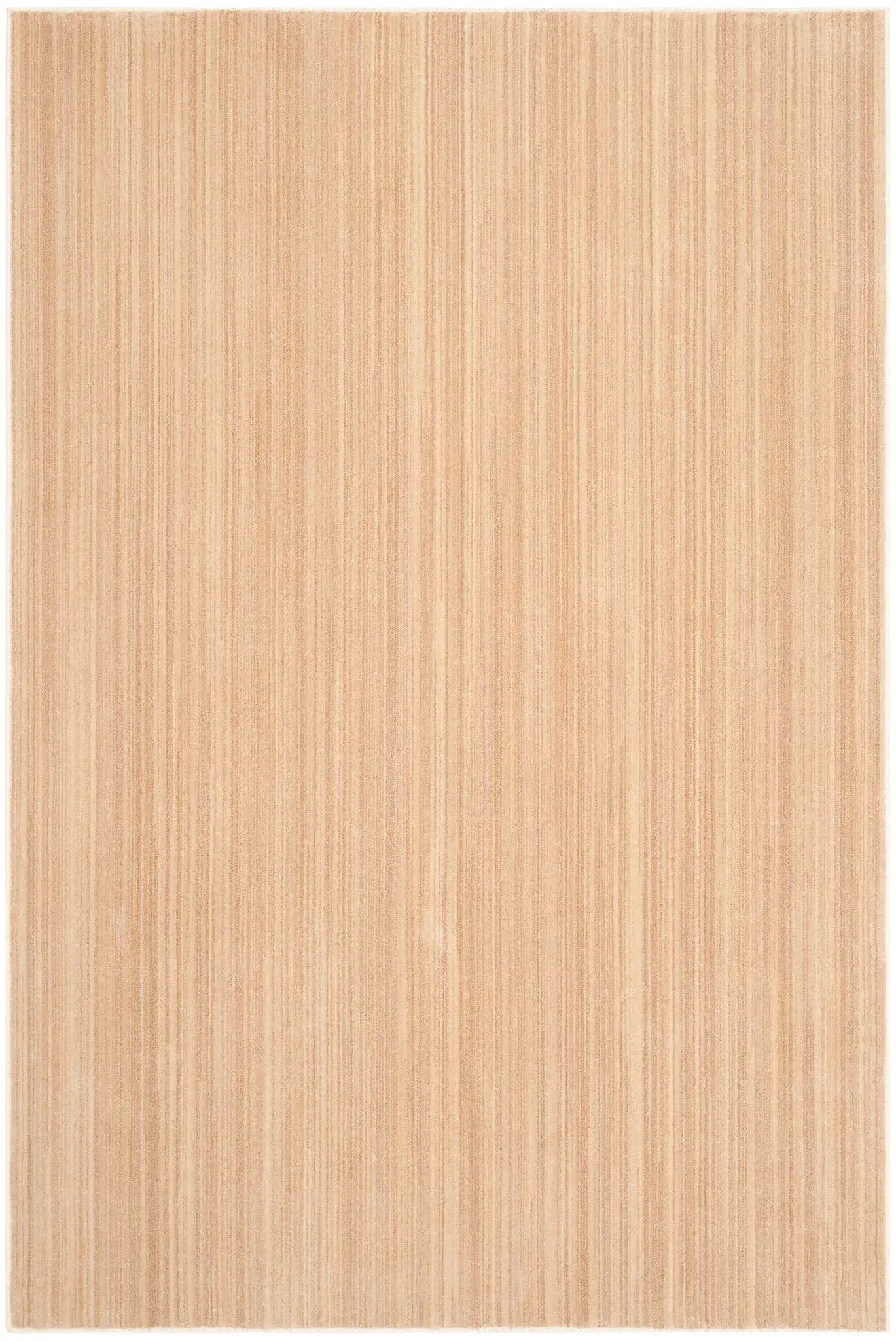 Infinity Striated Stripe Rug in Beige / Yellow