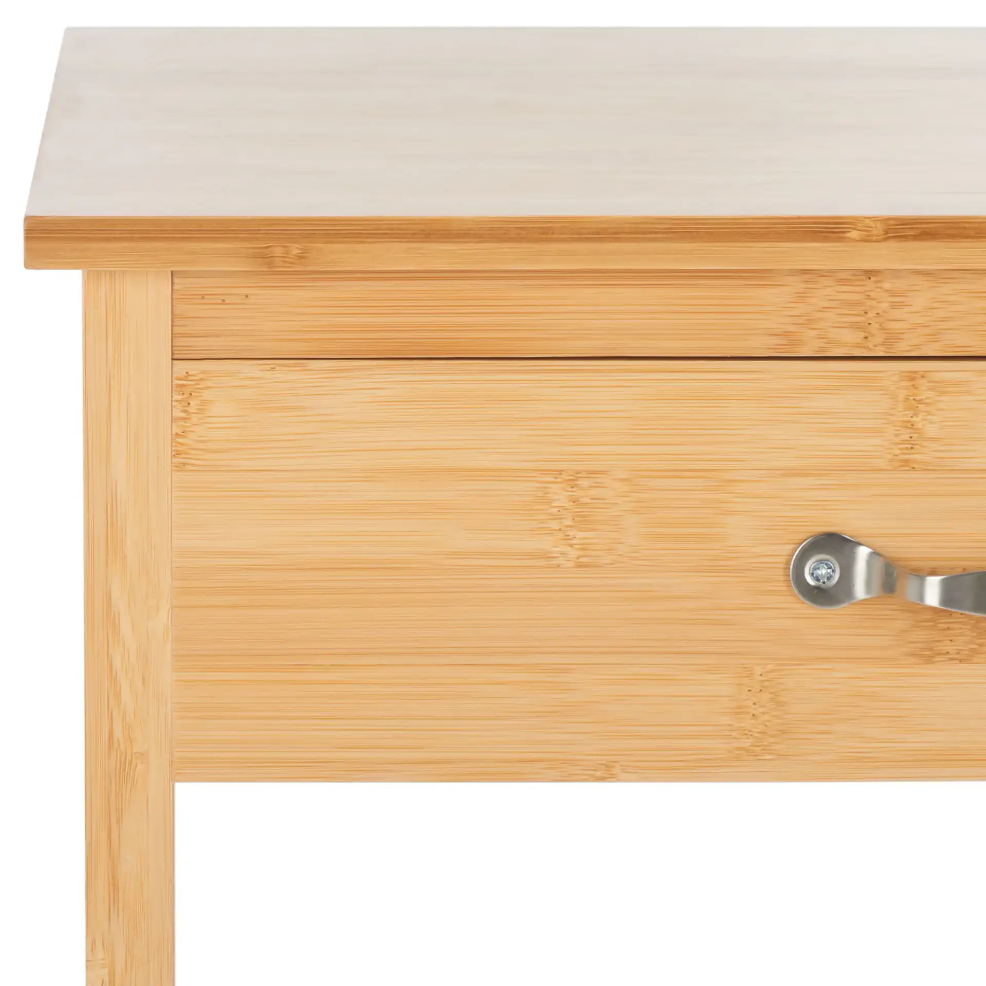 Corteau Kitchen Cart in Natural in a styled room