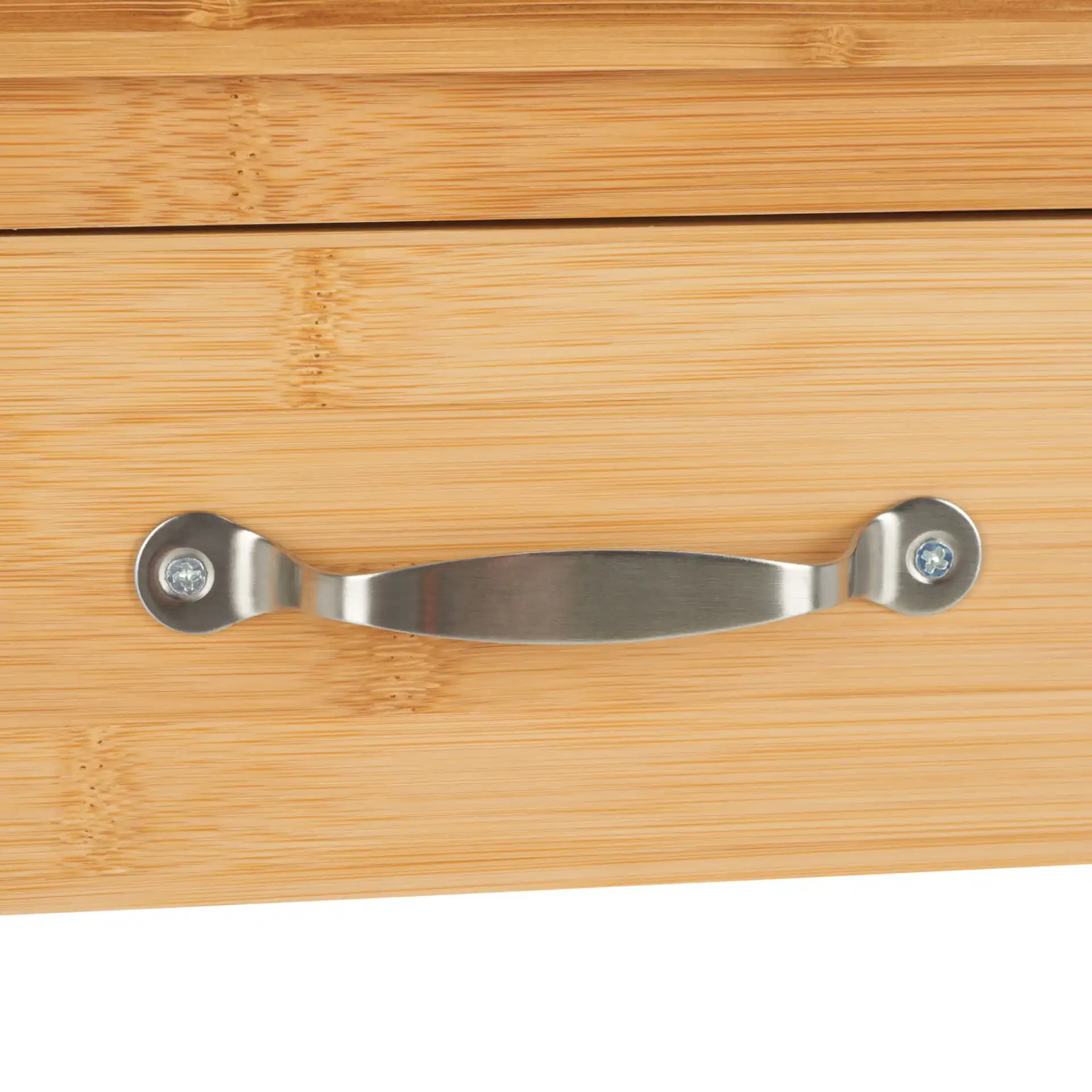 Corteau Kitchen Cart in Natural in a styled room